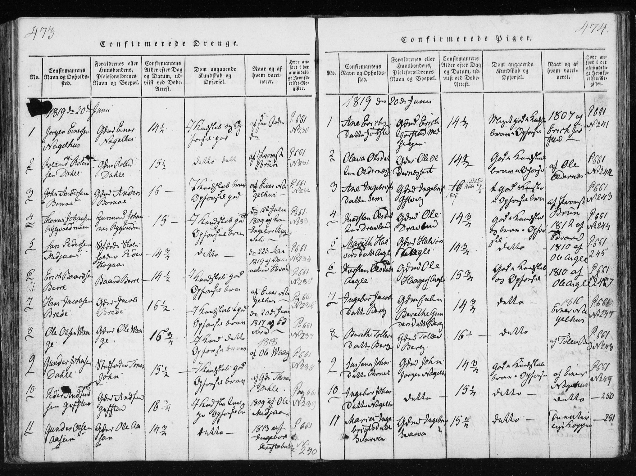 Ministerialprotokoller, klokkerbøker og fødselsregistre - Nord-Trøndelag, AV/SAT-A-1458/749/L0469: Ministerialbok nr. 749A03, 1817-1857, s. 473-474