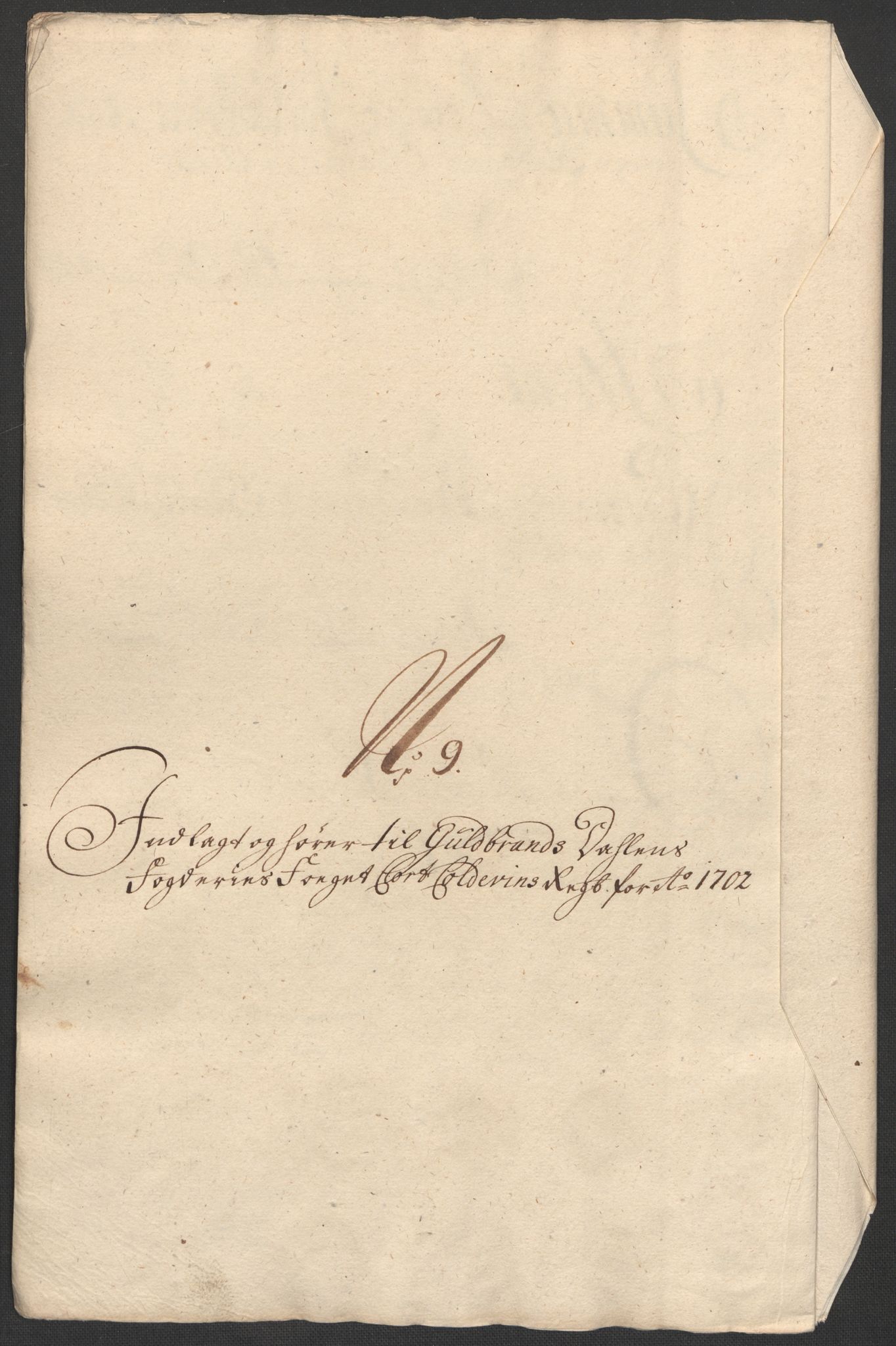 Rentekammeret inntil 1814, Reviderte regnskaper, Fogderegnskap, RA/EA-4092/R17/L1175: Fogderegnskap Gudbrandsdal, 1702, s. 121