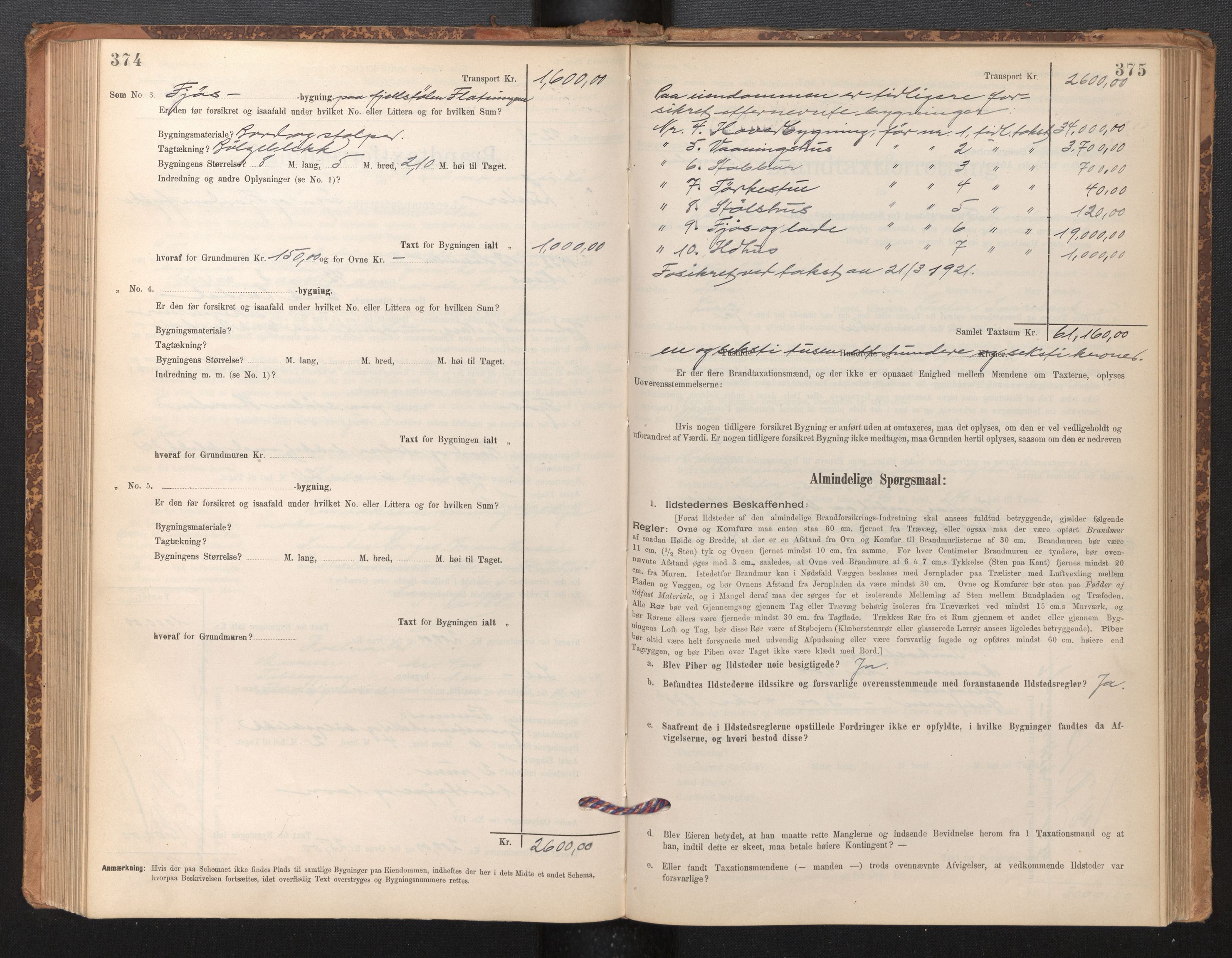 Lensmannen i Luster, SAB/A-29301/0012/L0007: Branntakstprotokoll, skjematakst, 1895-1935, s. 374-375