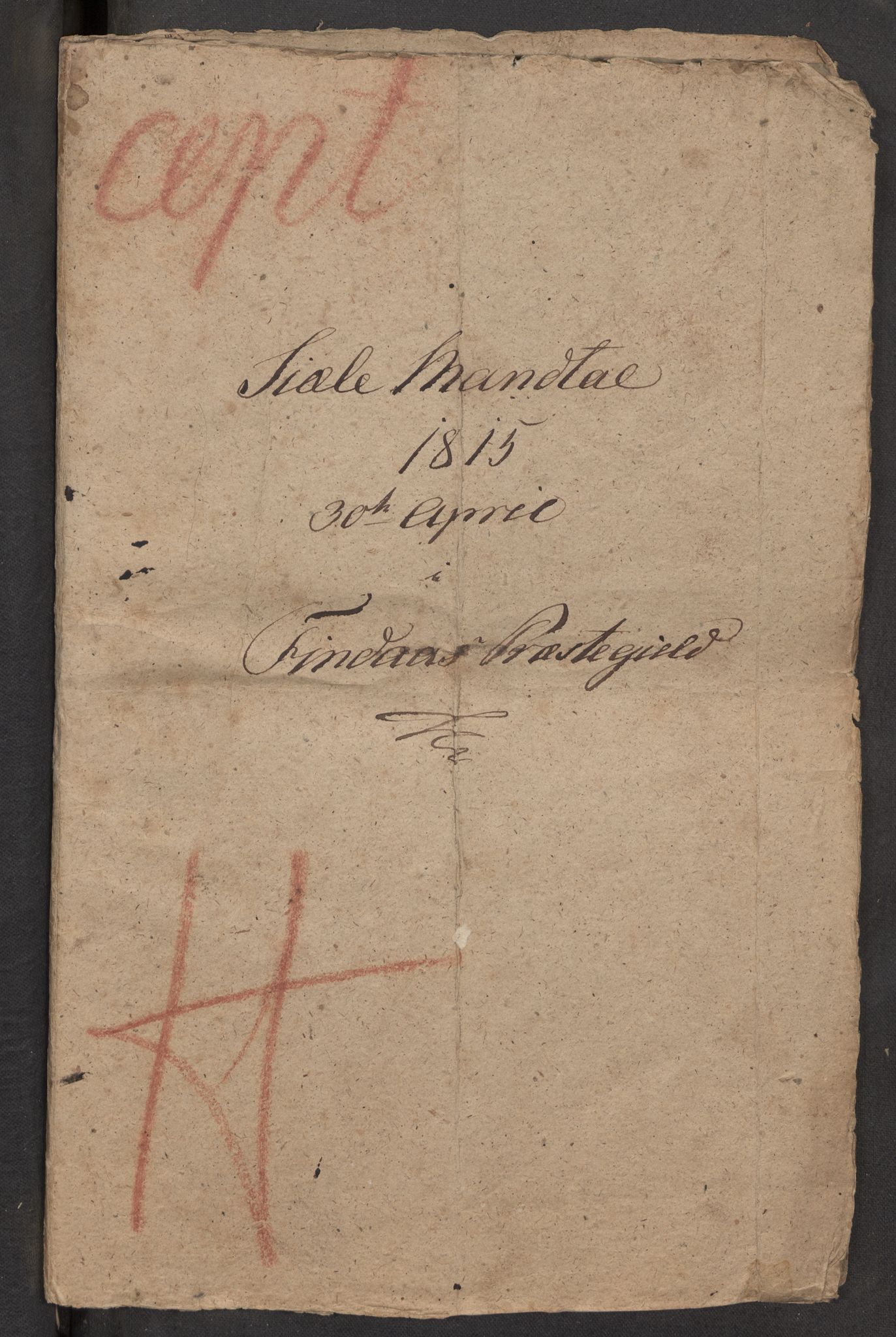 SAB, Folketelling 1815 for 1218P Finnås prestegjeld, 1815