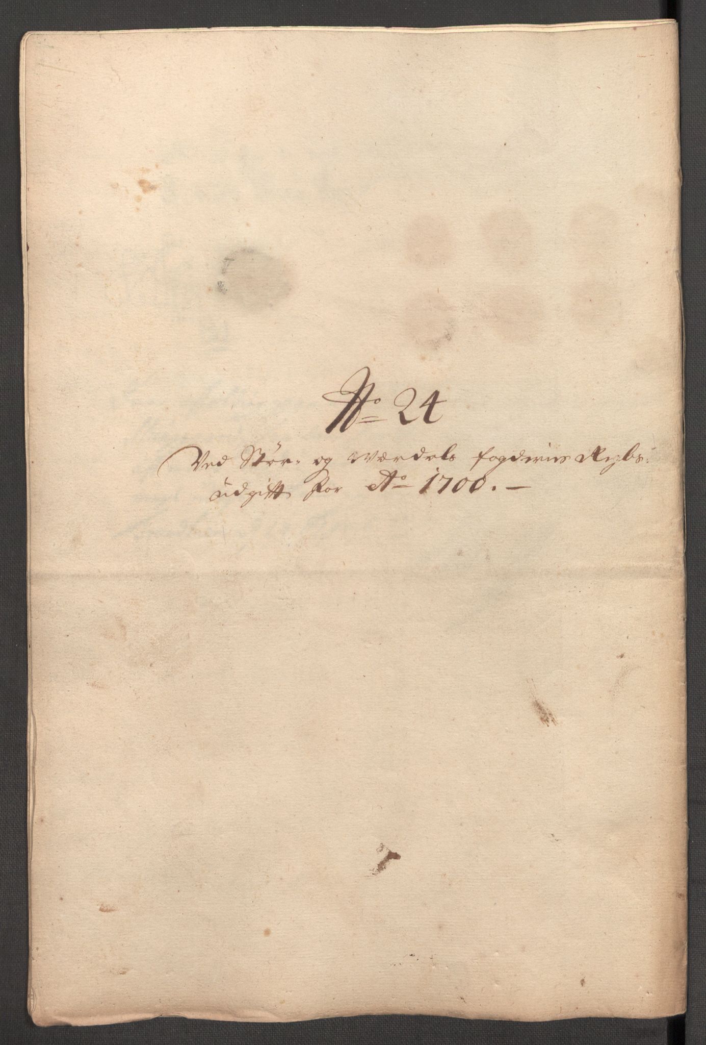 Rentekammeret inntil 1814, Reviderte regnskaper, Fogderegnskap, AV/RA-EA-4092/R62/L4192: Fogderegnskap Stjørdal og Verdal, 1700, s. 290