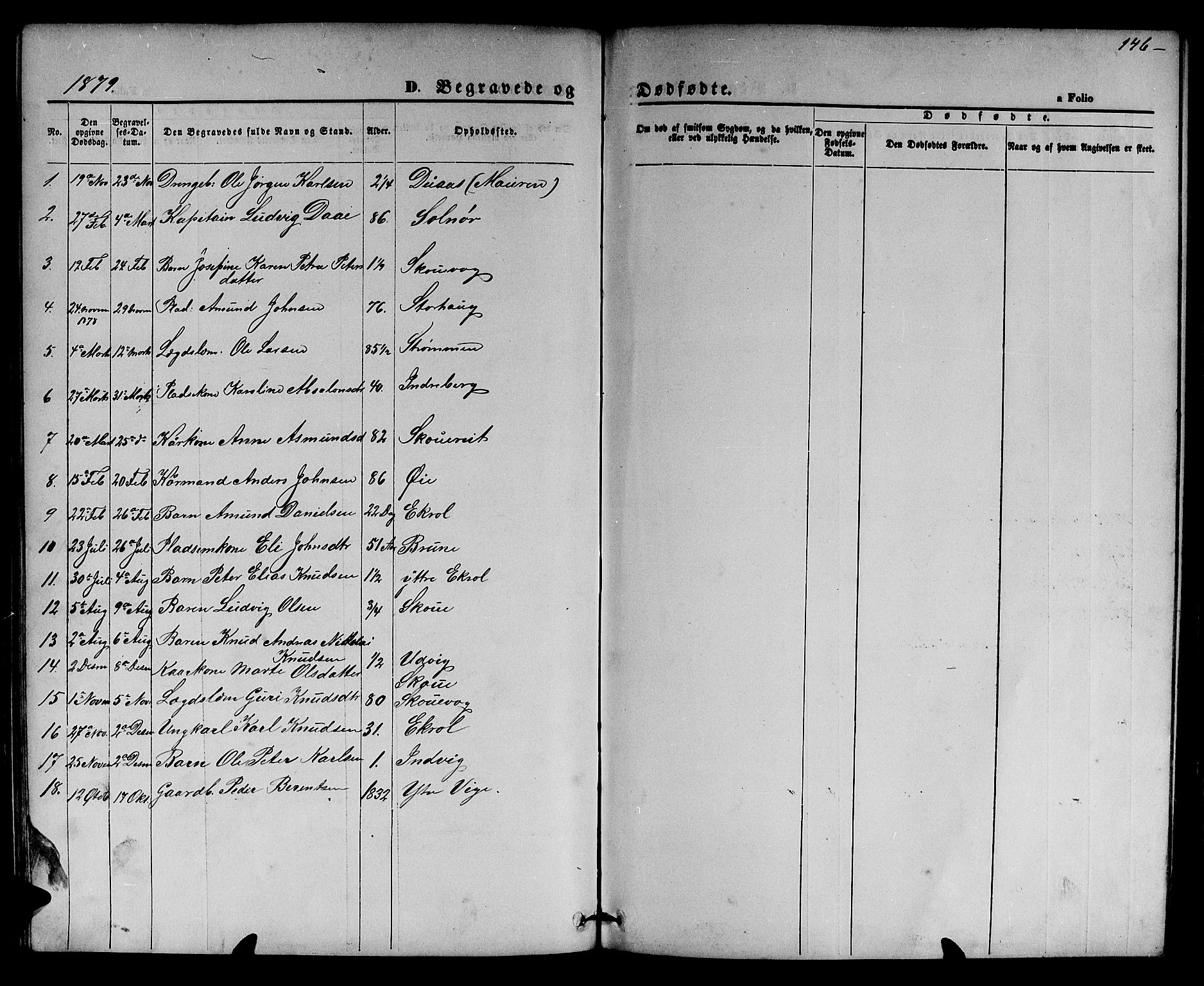 Ministerialprotokoller, klokkerbøker og fødselsregistre - Møre og Romsdal, AV/SAT-A-1454/524/L0364: Klokkerbok nr. 524C05, 1865-1879, s. 146