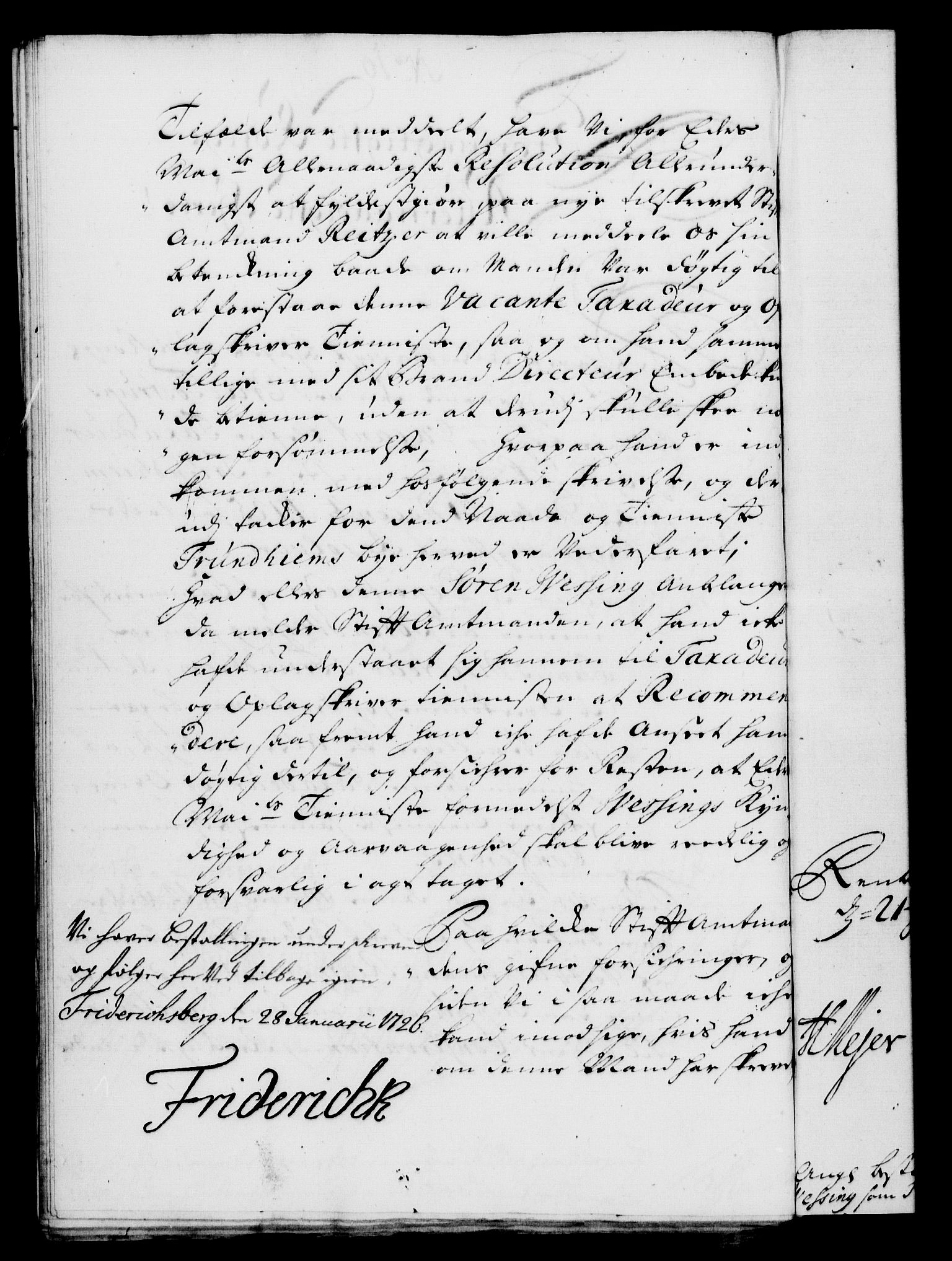 Rentekammeret, Kammerkanselliet, RA/EA-3111/G/Gf/Gfa/L0009: Norsk relasjons- og resolusjonsprotokoll (merket RK 52.9), 1726, s. 76