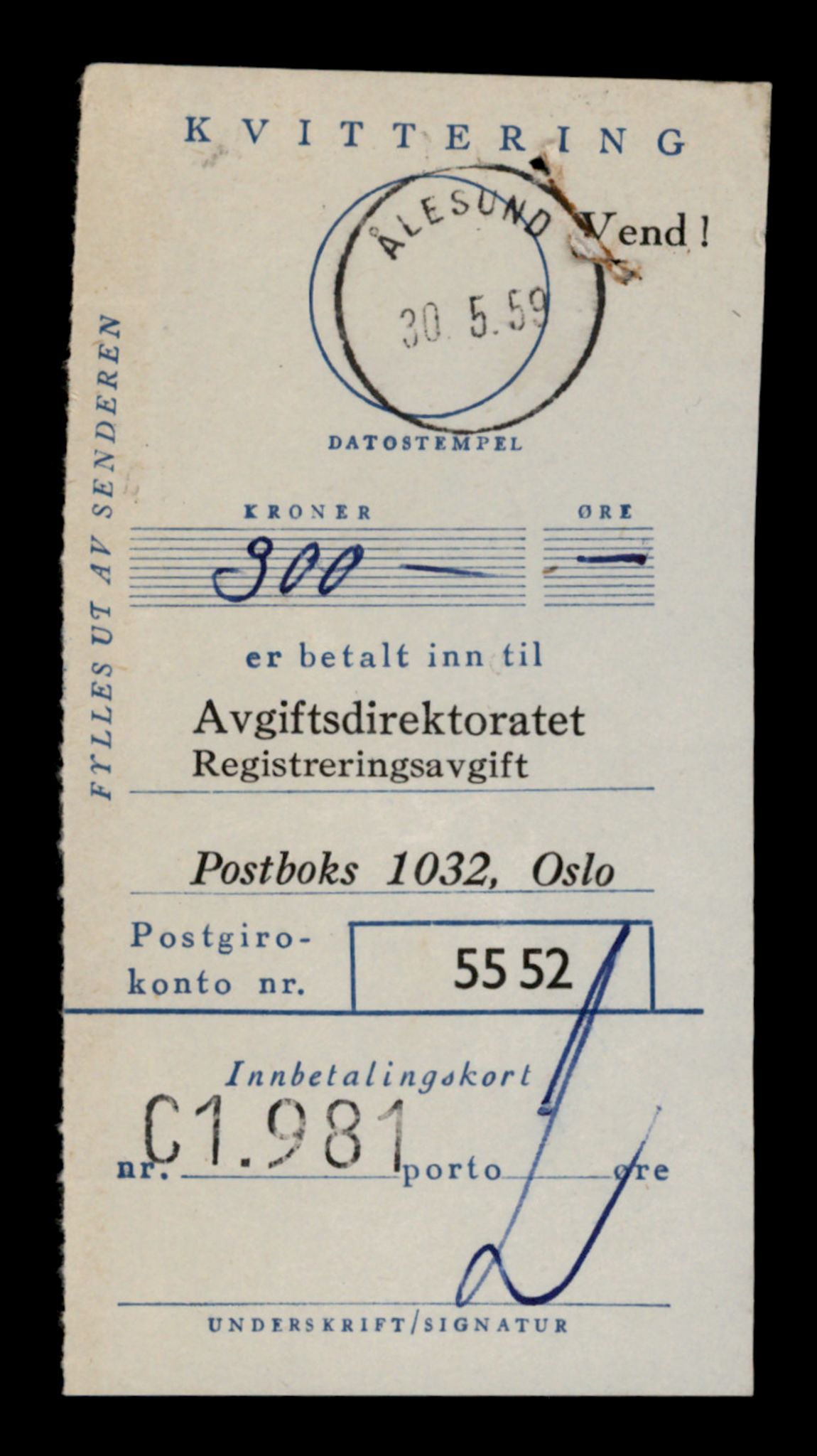 Møre og Romsdal vegkontor - Ålesund trafikkstasjon, AV/SAT-A-4099/F/Fe/L0042: Registreringskort for kjøretøy T 13906 - T 14079, 1927-1998, s. 2381