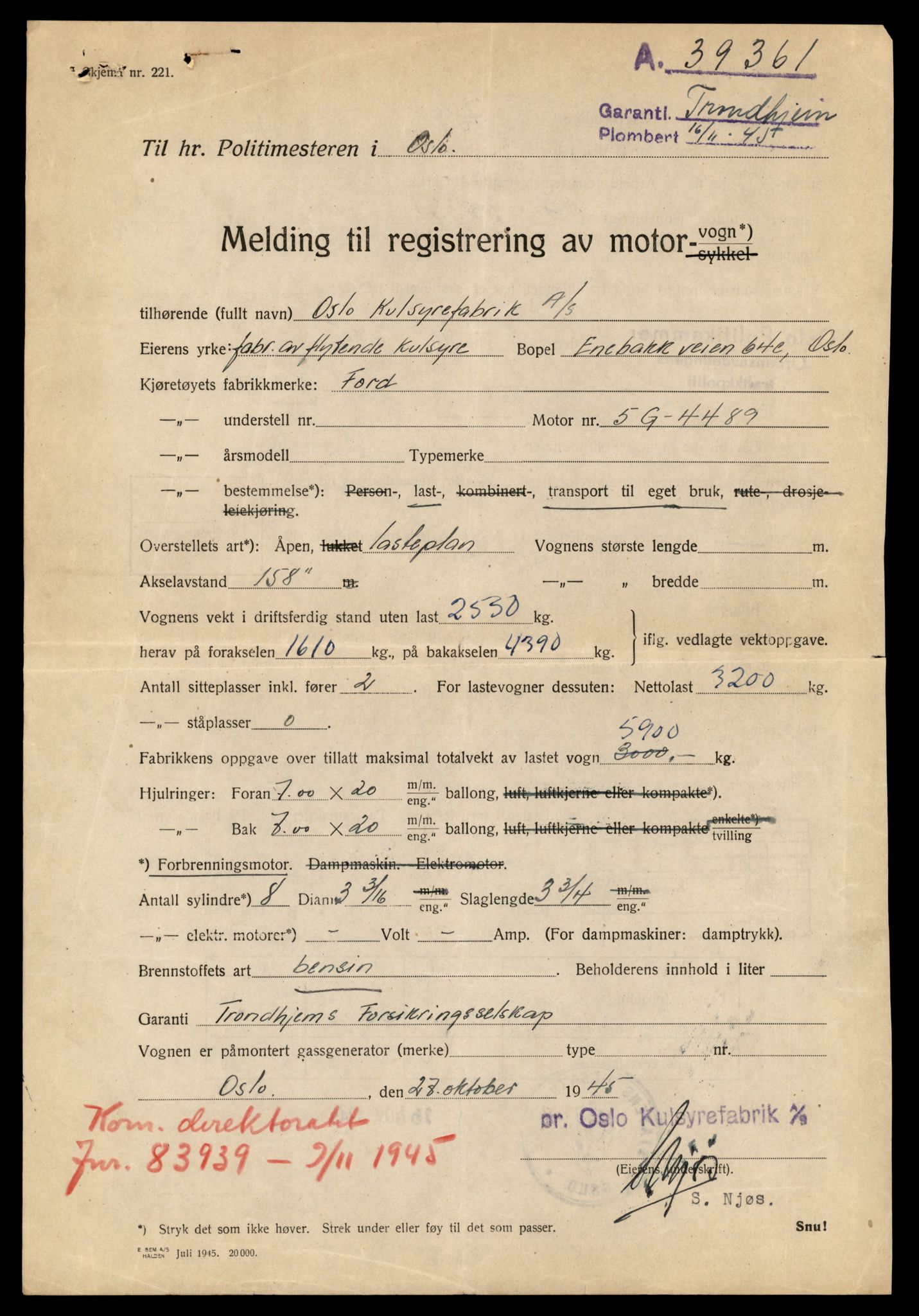 Møre og Romsdal vegkontor - Ålesund trafikkstasjon, AV/SAT-A-4099/F/Fe/L0034: Registreringskort for kjøretøy T 12500 - T 12652, 1927-1998, s. 2076
