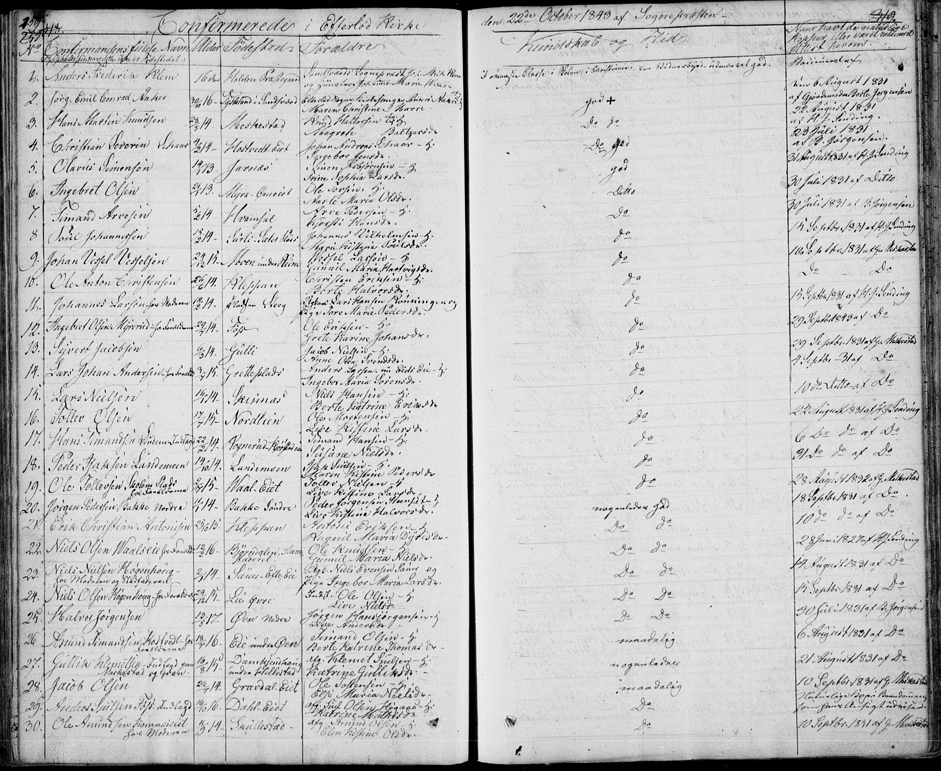 Sandsvær kirkebøker, AV/SAKO-A-244/F/Fa/L0005: Ministerialbok nr. I 5, 1840-1856, s. 318-319
