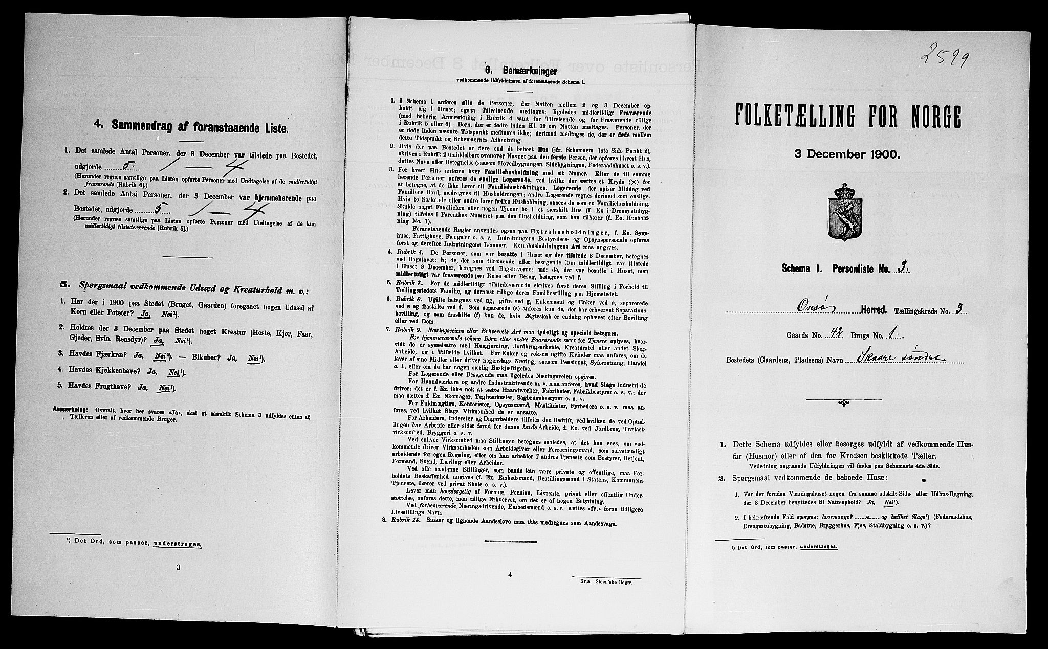SAO, Folketelling 1900 for 0134 Onsøy herred, 1900, s. 497