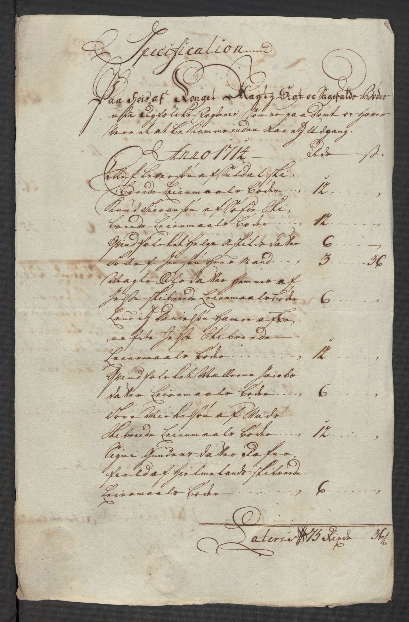 Rentekammeret inntil 1814, Reviderte regnskaper, Fogderegnskap, AV/RA-EA-4092/R47/L2867: Fogderegnskap Ryfylke, 1714, s. 227