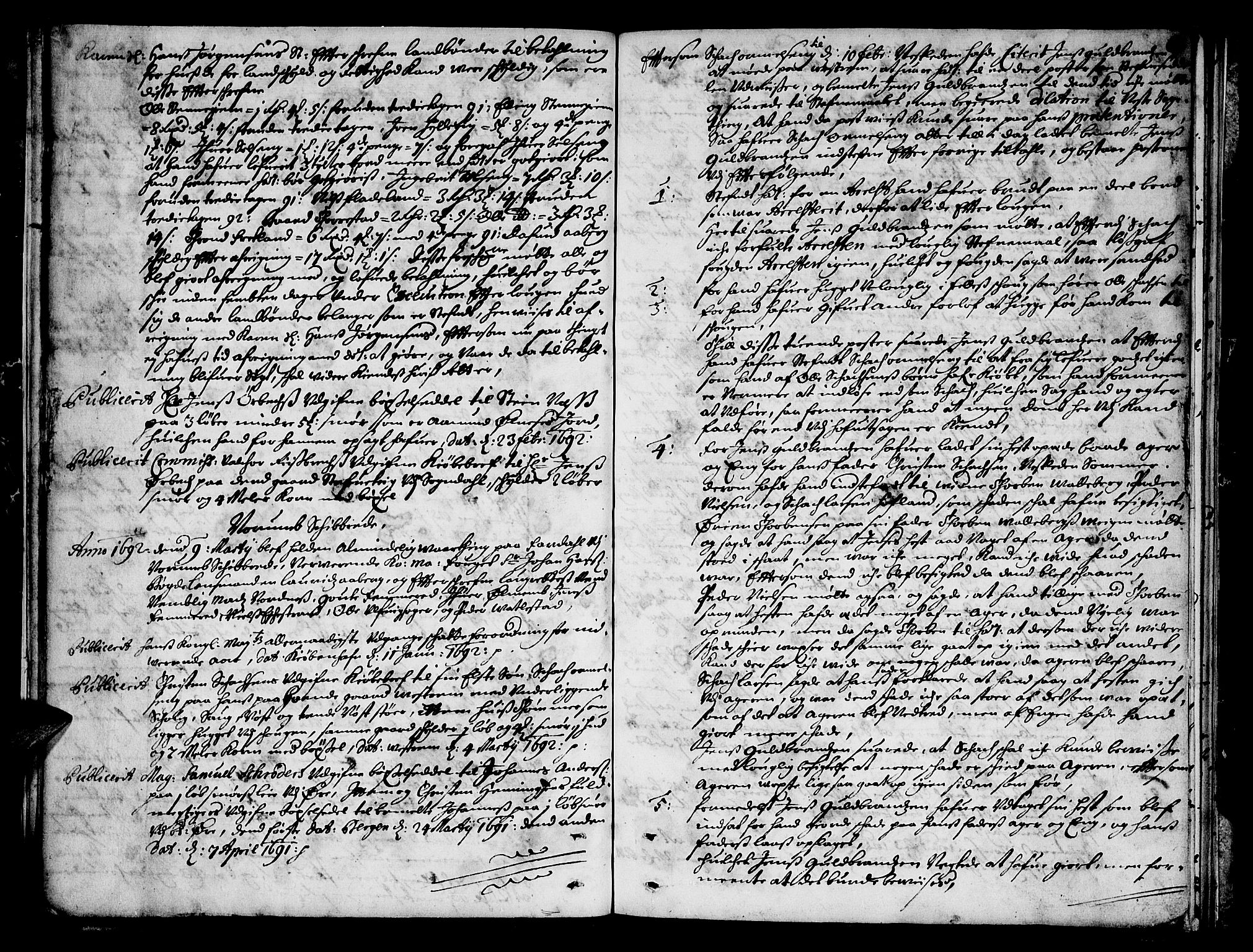 Indre Sogn tingrett, AV/SAB-A-3301/1/F/Fa/L0019: Tingbok 19, 1692, s. 8b-9a