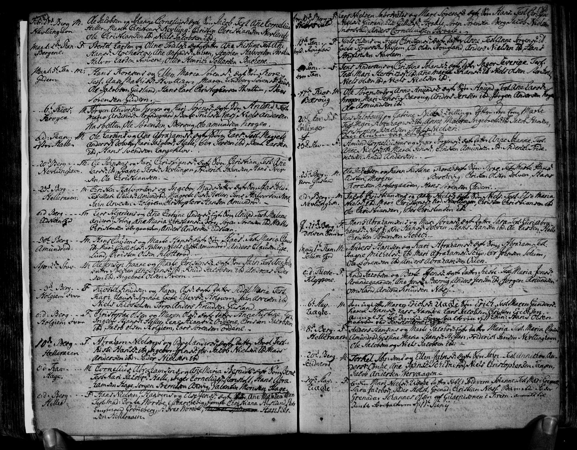 Brunlanes kirkebøker, SAKO/A-342/F/Fa/L0001: Ministerialbok nr. I 1, 1766-1801, s. 187-188