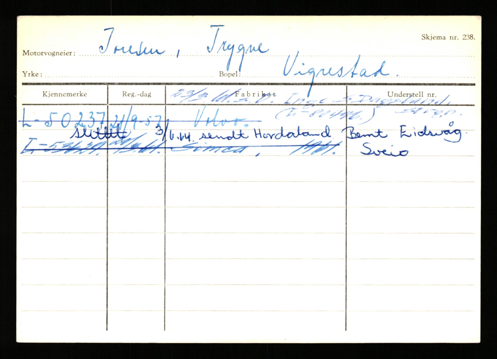 Stavanger trafikkstasjon, AV/SAST-A-101942/0/H/L0038: Sørbø - Tjeltveit, 1930-1971, s. 2479