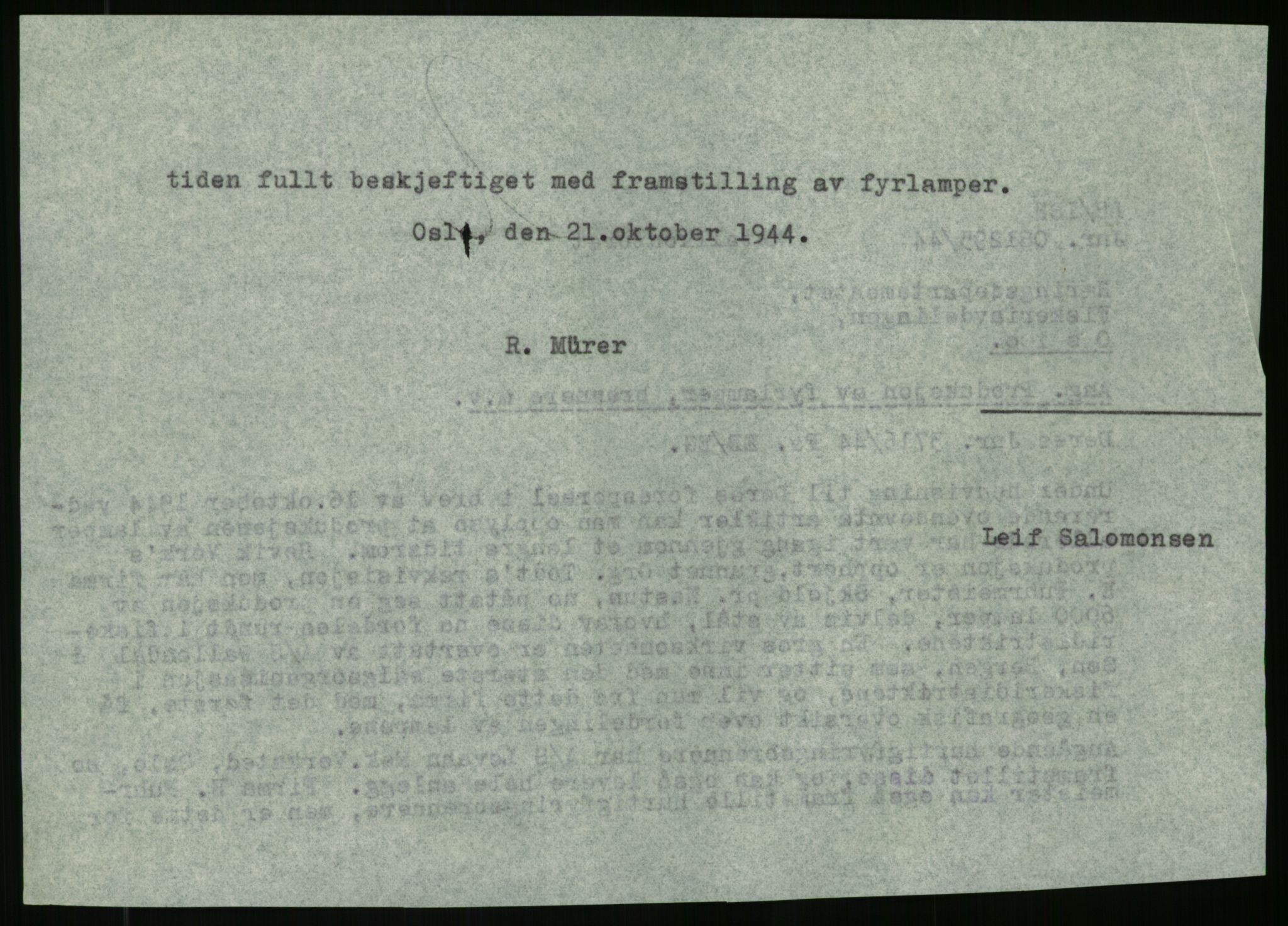 Direktoratet for industriforsyning, Sekretariatet, AV/RA-S-4153/D/Df/L0054: 9. Metallkontoret, 1940-1945, s. 370