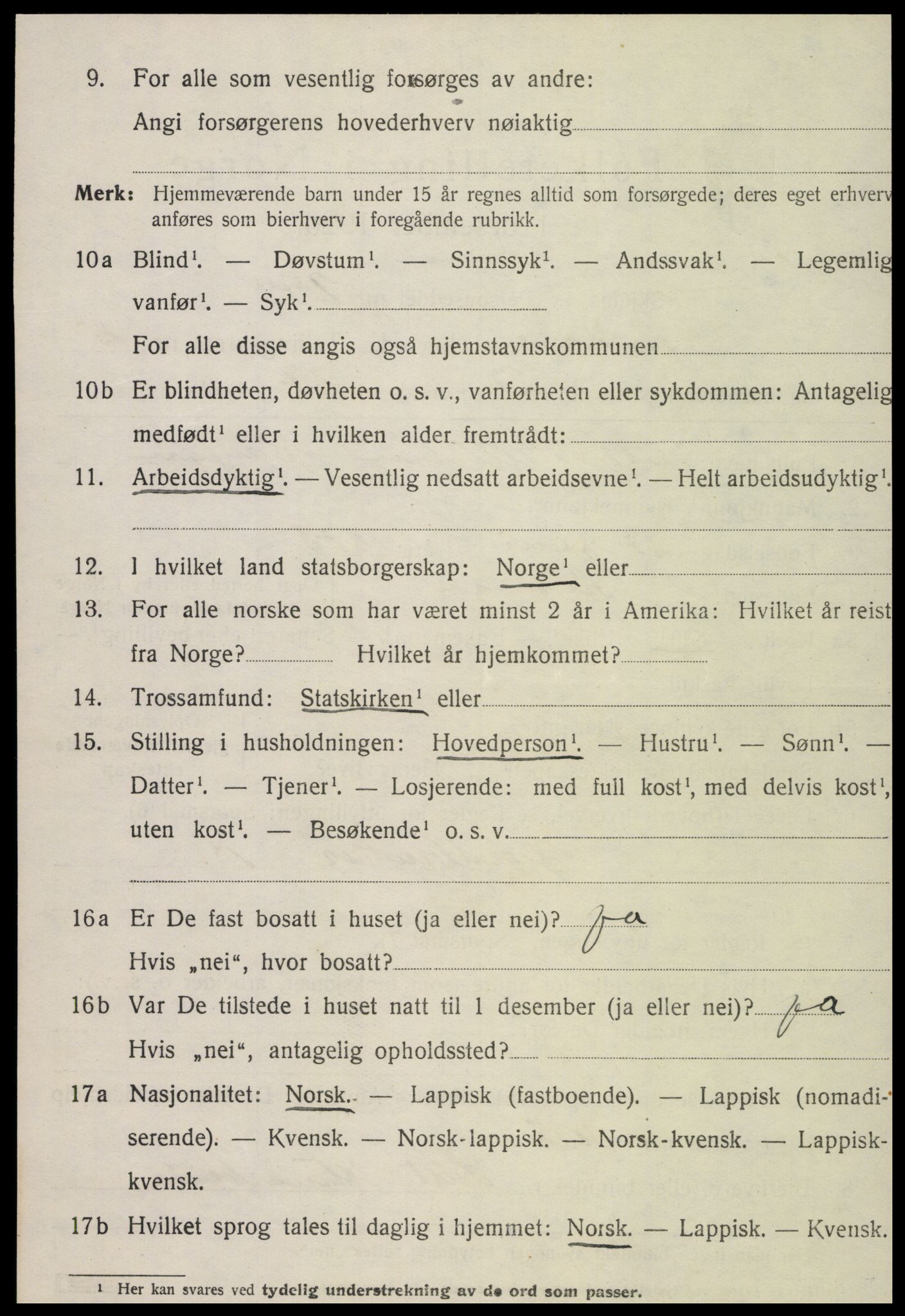 SAT, Folketelling 1920 for 1736 Snåsa herred, 1920, s. 3657