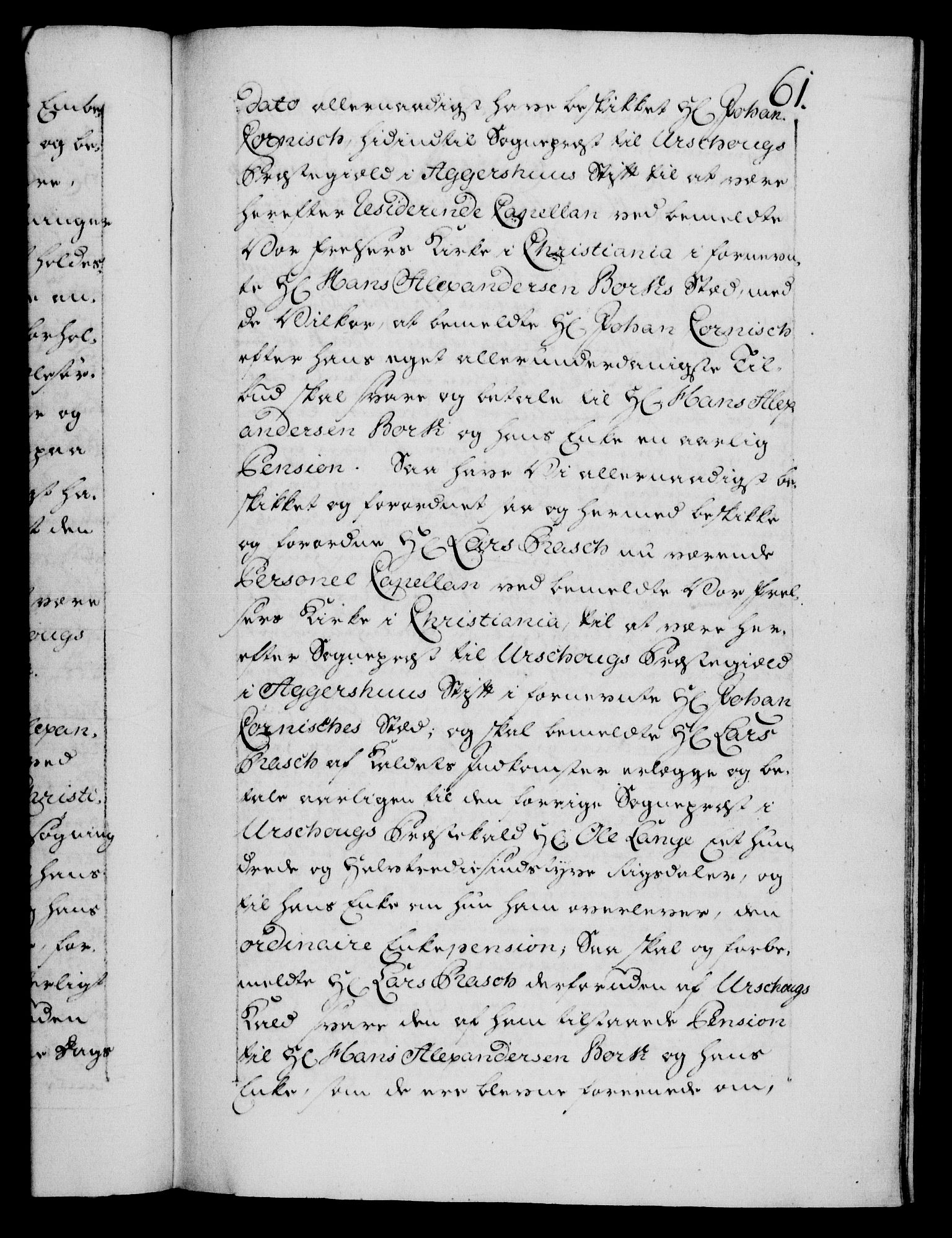 Danske Kanselli 1572-1799, AV/RA-EA-3023/F/Fc/Fca/Fcaa/L0040: Norske registre, 1757-1759, s. 61a