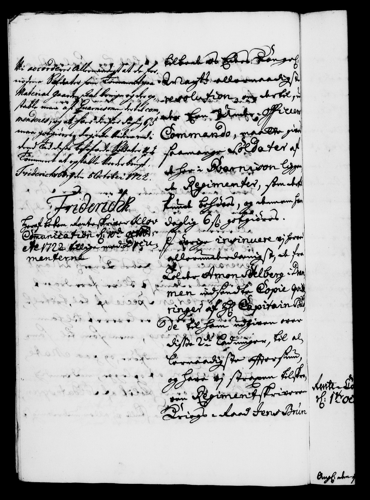 Rentekammeret, Kammerkanselliet, RA/EA-3111/G/Gf/Gfa/L0005: Norsk relasjons- og resolusjonsprotokoll (merket RK 52.5), 1722, s. 594