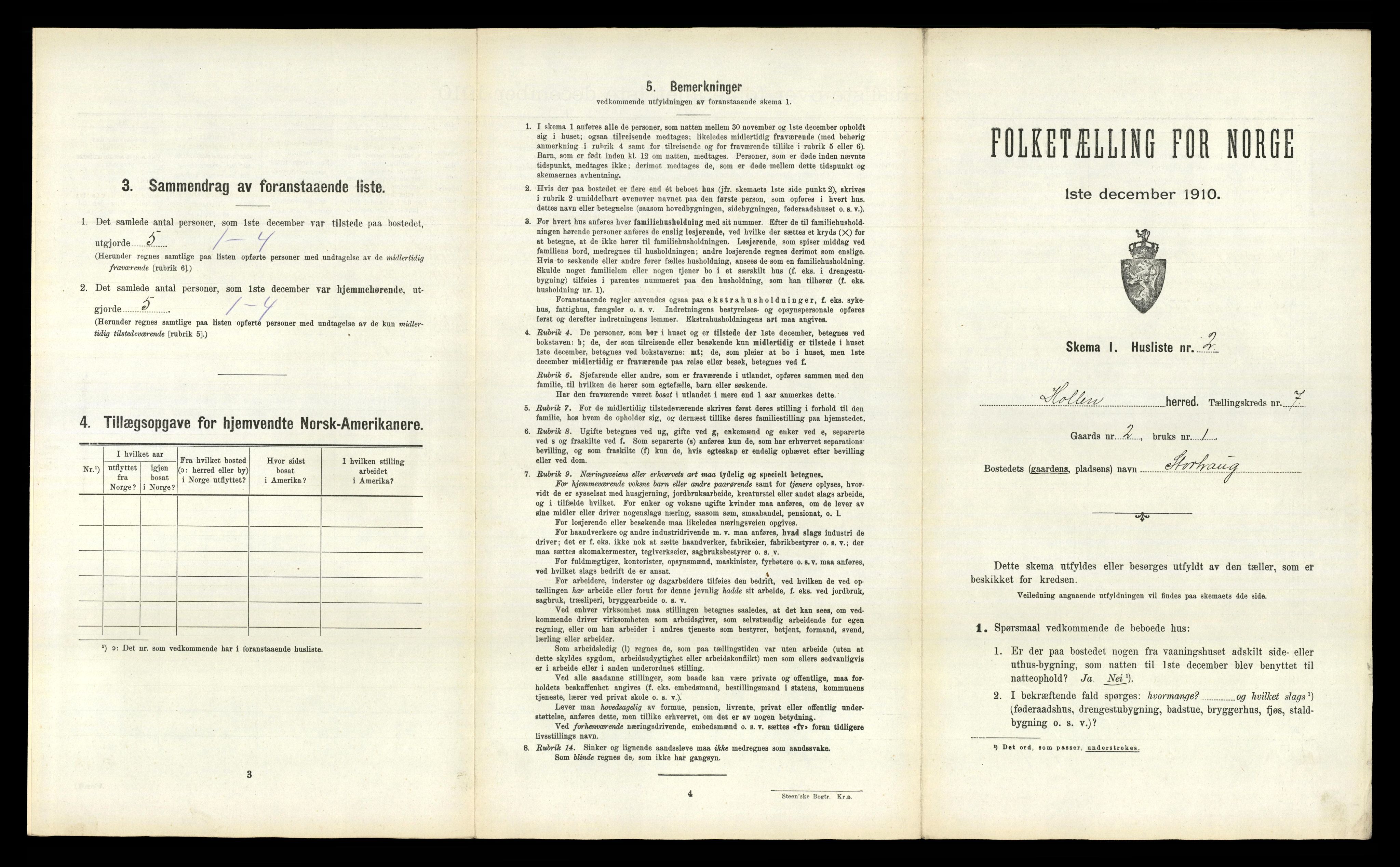 RA, Folketelling 1910 for 0819 Holla herred, 1910, s. 763