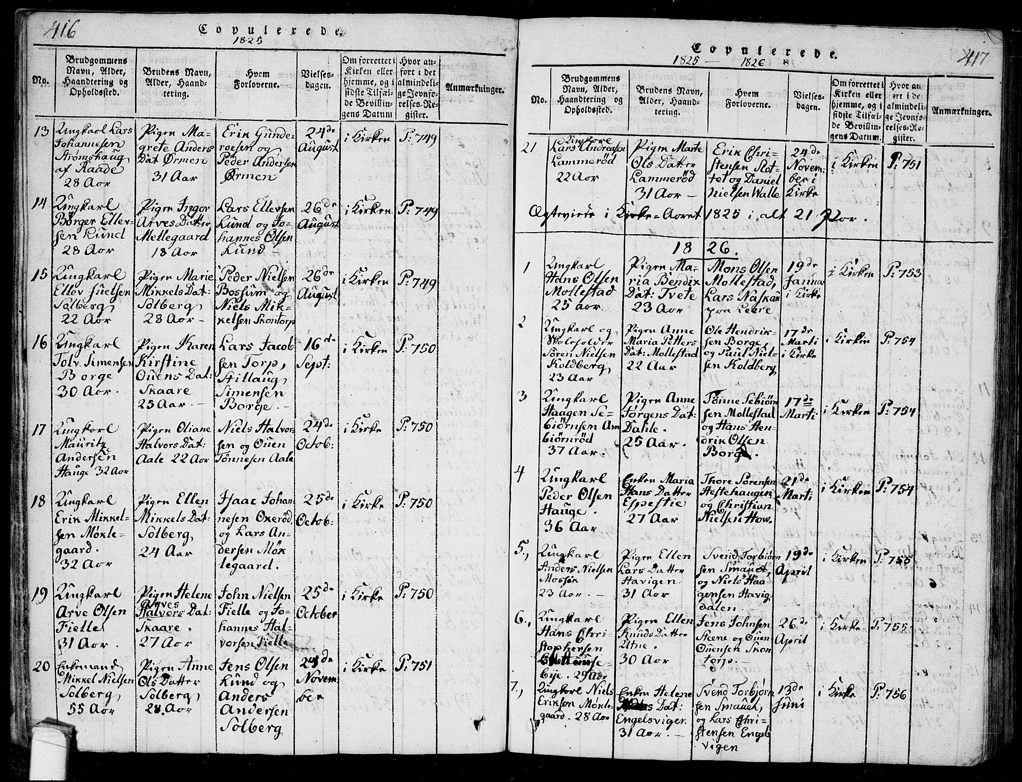 Onsøy prestekontor Kirkebøker, AV/SAO-A-10914/F/Fa/L0002: Ministerialbok nr. I 2, 1814-1840, s. 416-417