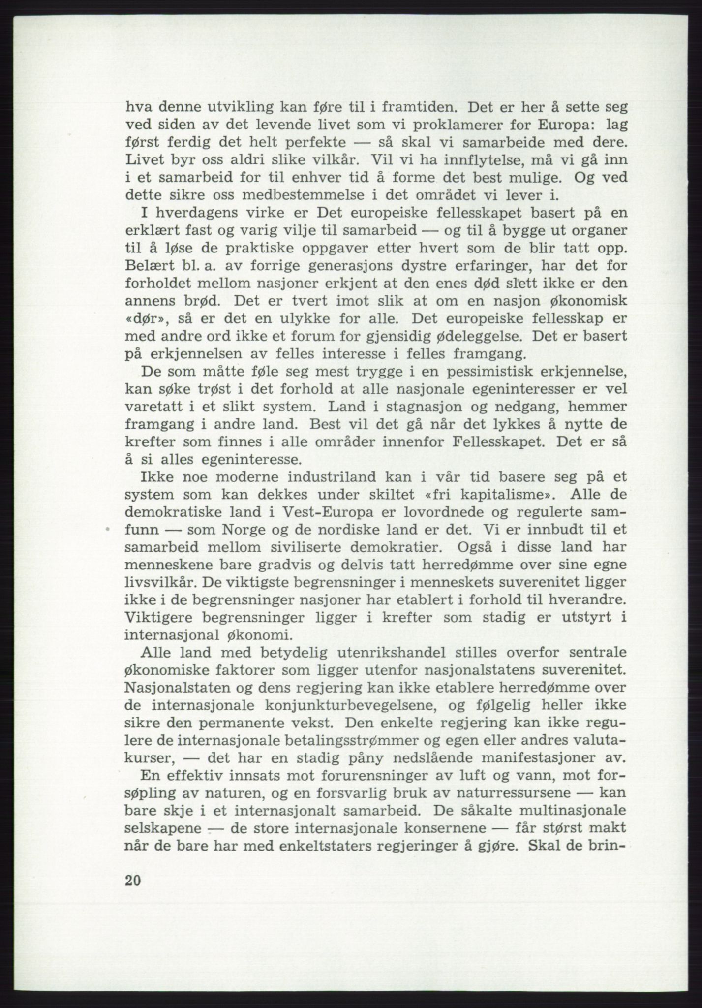 Det norske Arbeiderparti - publikasjoner, AAB/-/-/-: Protokoll over forhandlingene på det ekstraordinære landsmøte 21.-22. april 1972, 1972, s. 20