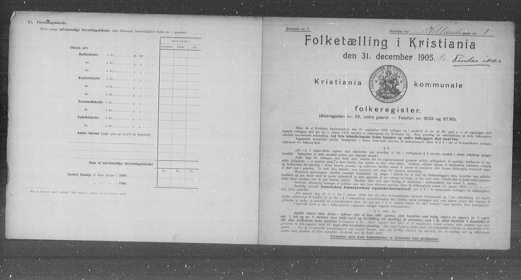 OBA, Kommunal folketelling 31.12.1905 for Kristiania kjøpstad, 1905, s. 21113