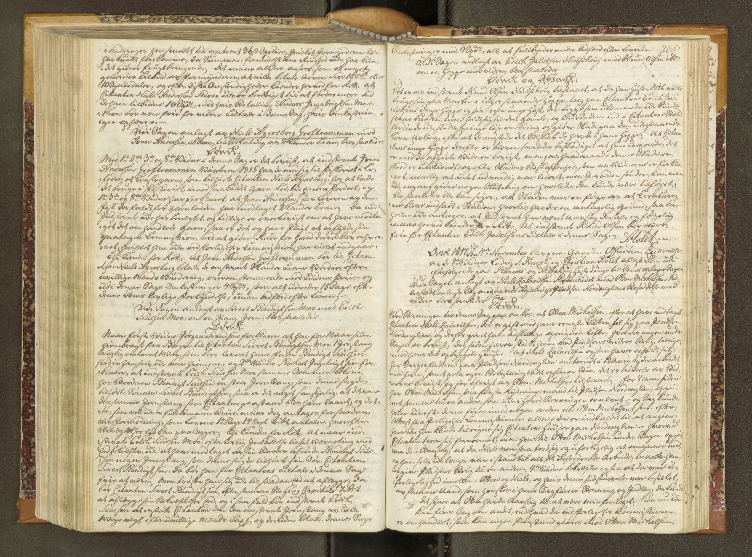 Helgeland sorenskriveri, AV/SAT-A-0004/1/1A/L0038: Tingbok 27, 1812-1821, s. 264b-265a