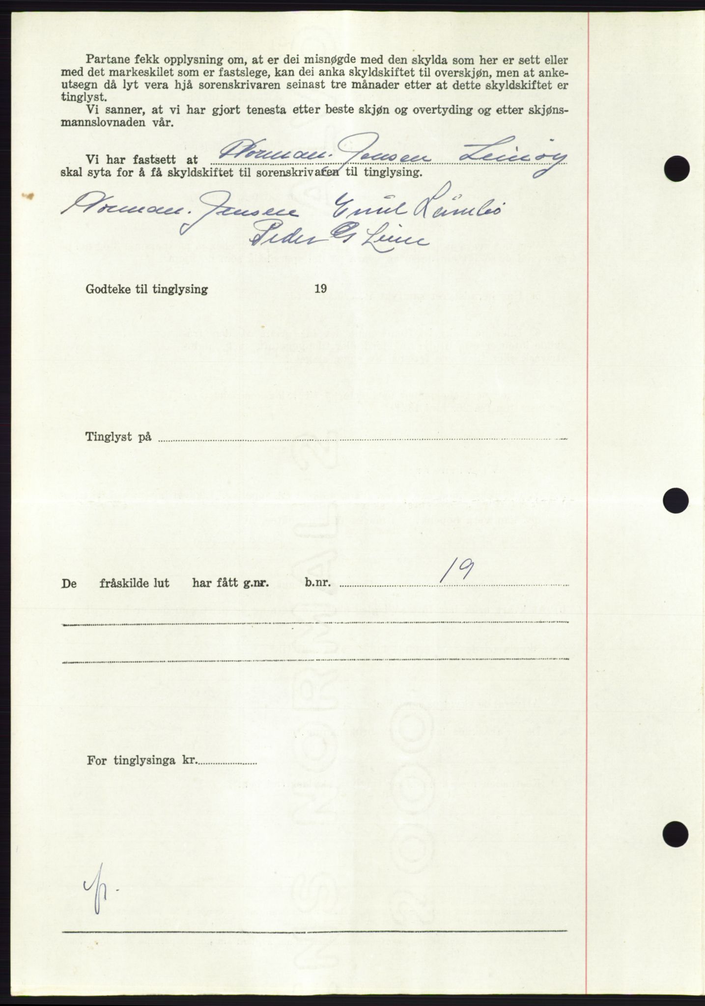 Søre Sunnmøre sorenskriveri, AV/SAT-A-4122/1/2/2C/L0104: Pantebok nr. 30A, 1956-1956, Dagboknr: 1696/1956