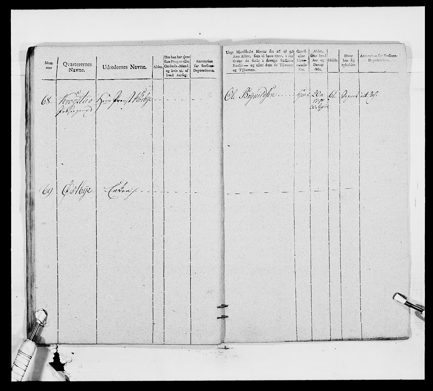 Generalitets- og kommissariatskollegiet, Det kongelige norske kommissariatskollegium, AV/RA-EA-5420/E/Eh/L0012: Smålenske dragonregiment, 1810, s. 287