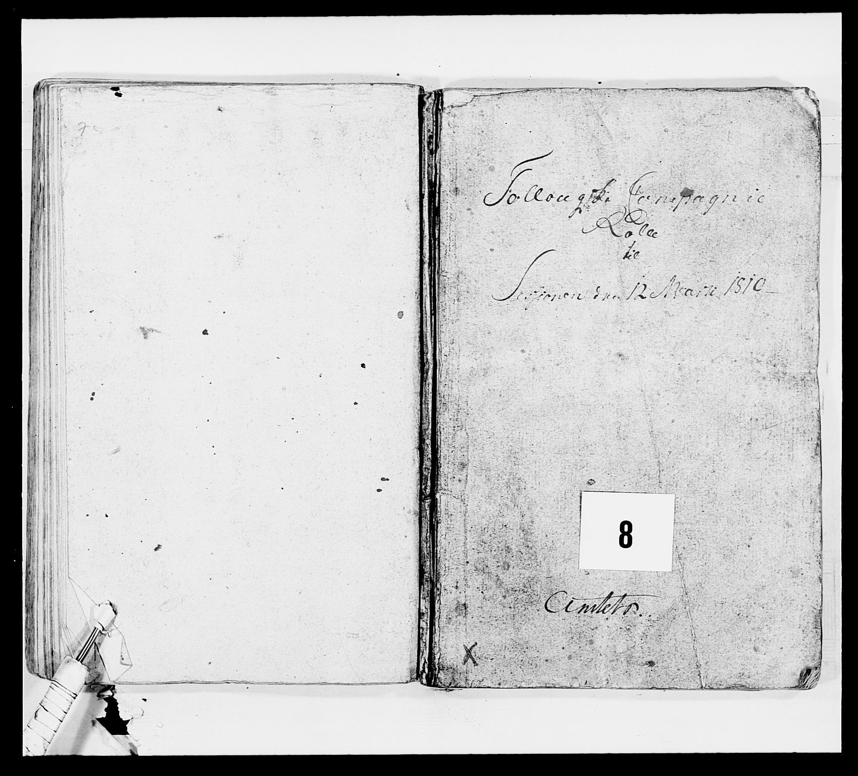 Generalitets- og kommissariatskollegiet, Det kongelige norske kommissariatskollegium, AV/RA-EA-5420/E/Eh/L0012: Smålenske dragonregiment, 1810, s. 422