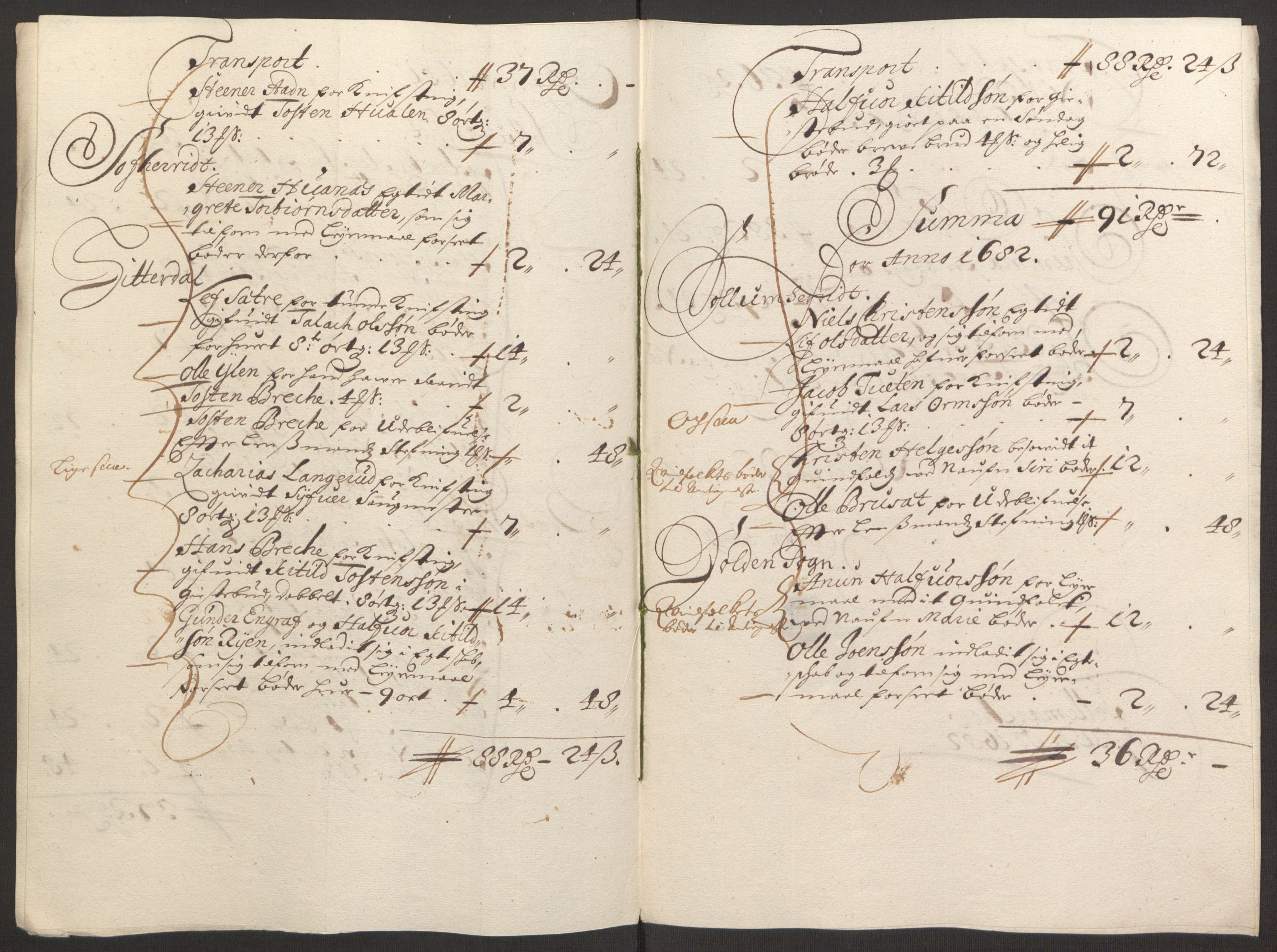 Rentekammeret inntil 1814, Reviderte regnskaper, Fogderegnskap, RA/EA-4092/R35/L2078: Fogderegnskap Øvre og Nedre Telemark, 1680-1684, s. 50
