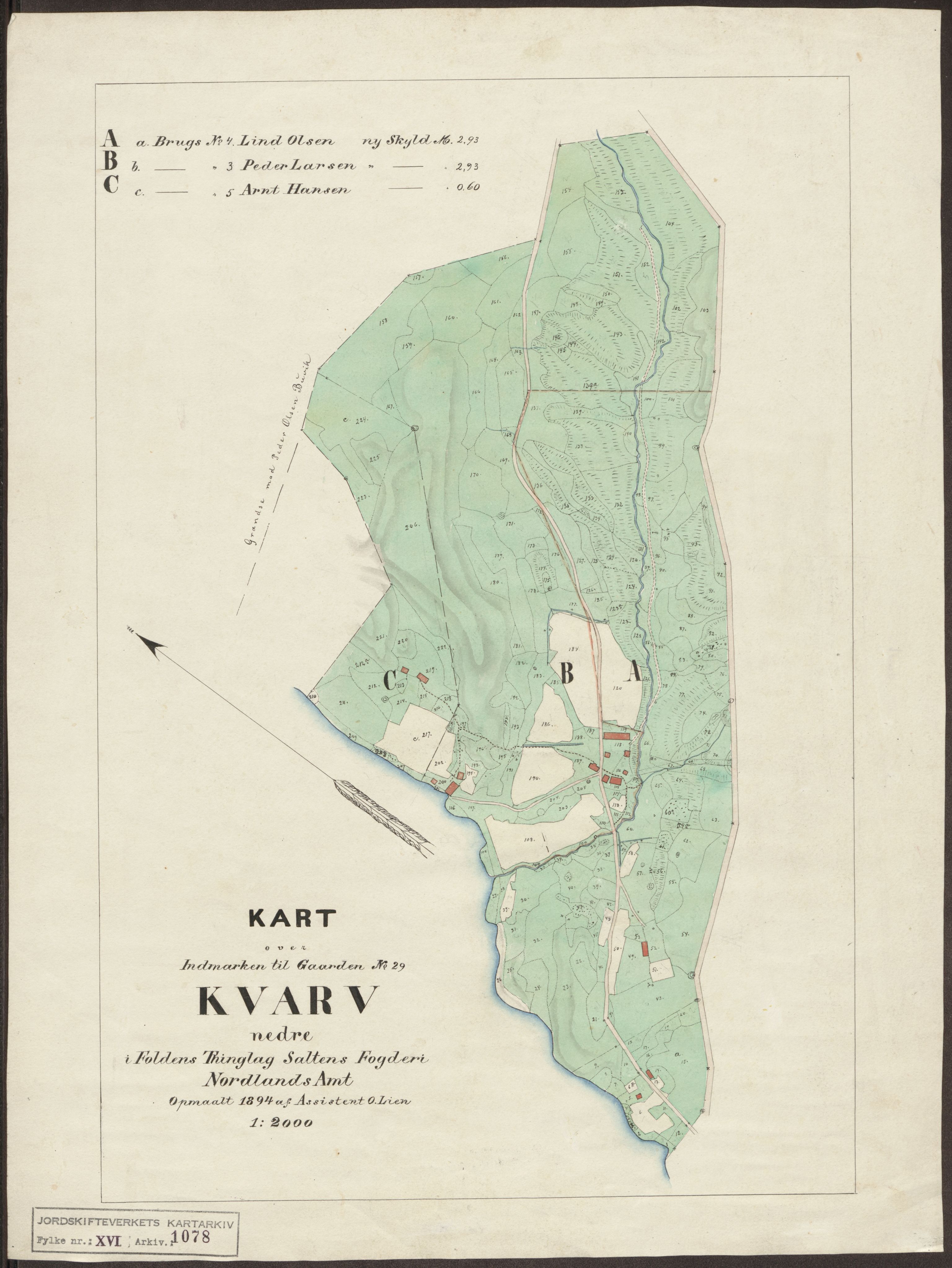 Jordskifteverkets kartarkiv, AV/RA-S-3929/T, 1859-1988, s. 1238