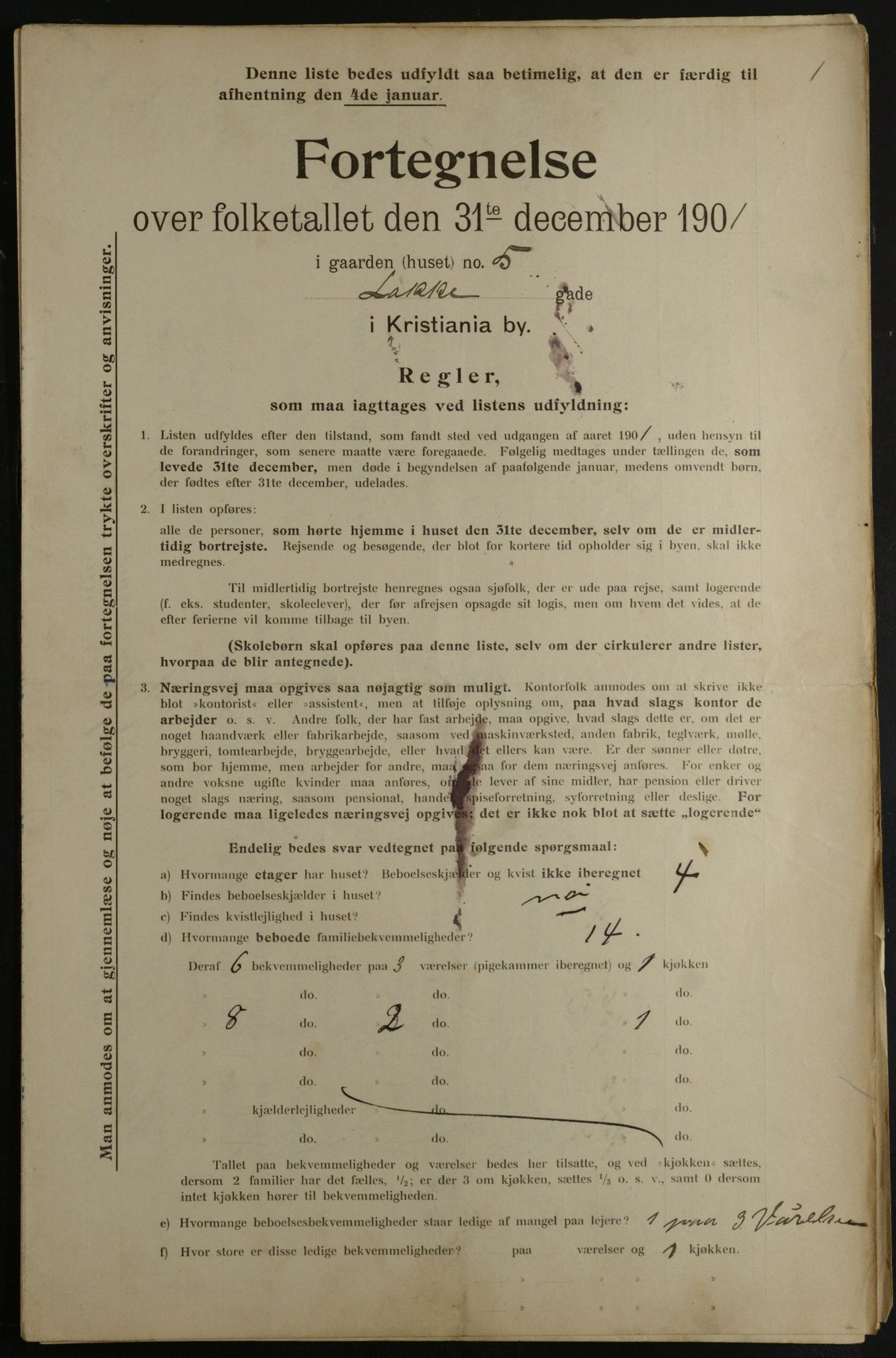 OBA, Kommunal folketelling 31.12.1901 for Kristiania kjøpstad, 1901, s. 8550