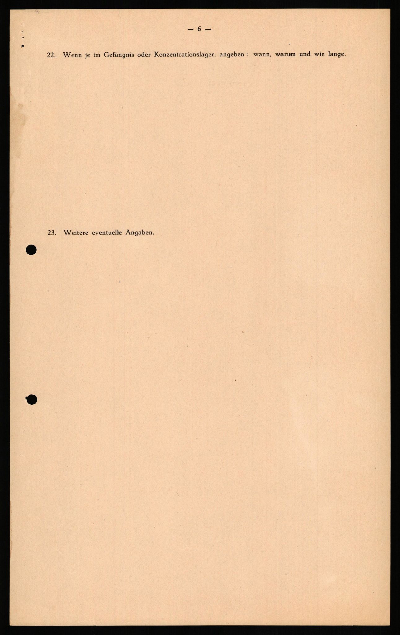 Forsvaret, Forsvarets overkommando II, RA/RAFA-3915/D/Db/L0021: CI Questionaires. Tyske okkupasjonsstyrker i Norge. Tyskere., 1945-1946, s. 238