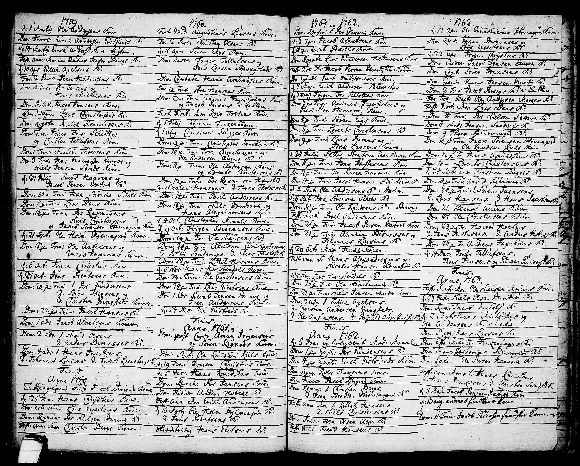 Brevik kirkebøker, SAKO/A-255/F/Fa/L0002: Ministerialbok nr. 2, 1720-1764, s. 47d