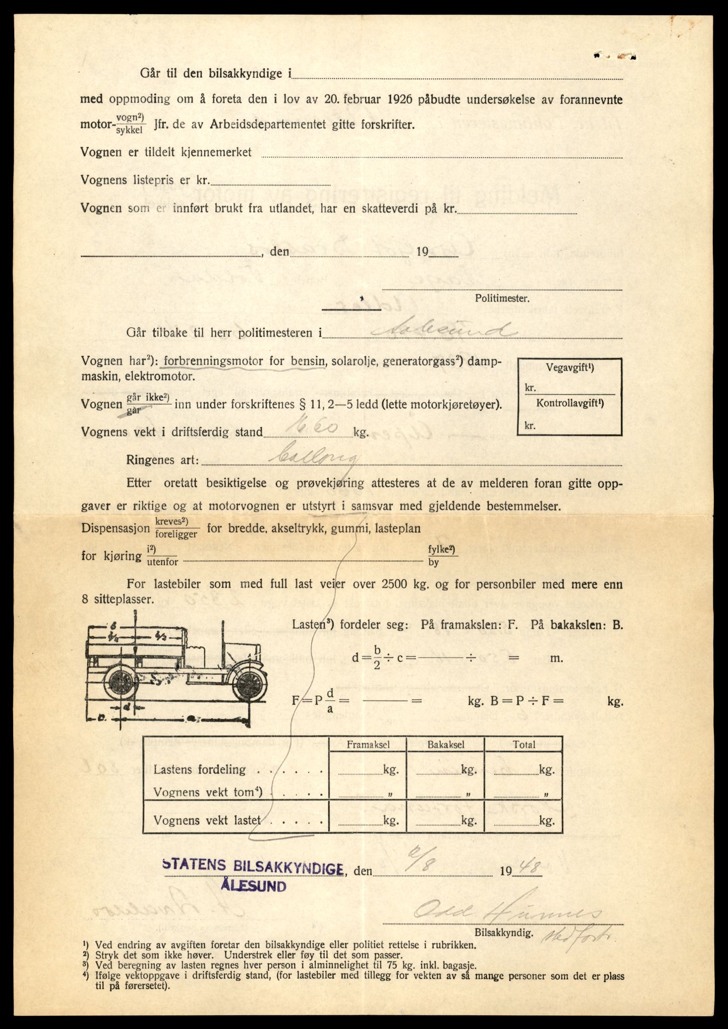 Møre og Romsdal vegkontor - Ålesund trafikkstasjon, AV/SAT-A-4099/F/Fe/L0022: Registreringskort for kjøretøy T 10584 - T 10694, 1927-1998, s. 2280