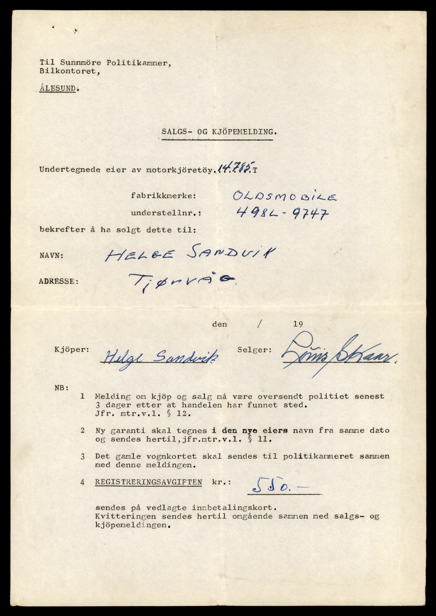 Møre og Romsdal vegkontor - Ålesund trafikkstasjon, AV/SAT-A-4099/F/Fe/L0048: Registreringskort for kjøretøy T 14721 - T 14863, 1927-1998, s. 1367