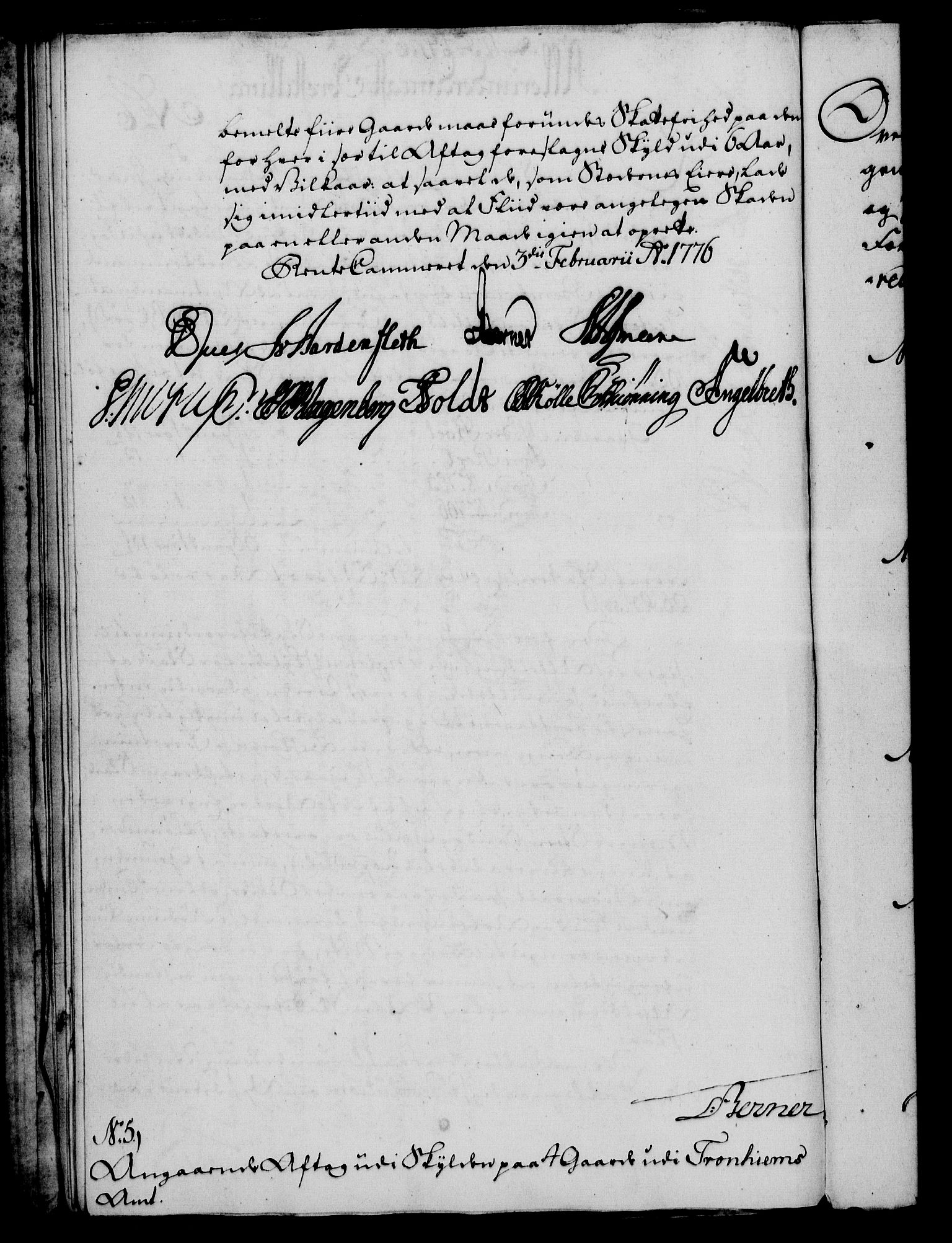 Rentekammeret, Kammerkanselliet, RA/EA-3111/G/Gf/Gfa/L0058: Norsk relasjons- og resolusjonsprotokoll (merket RK 52.58), 1776, s. 50