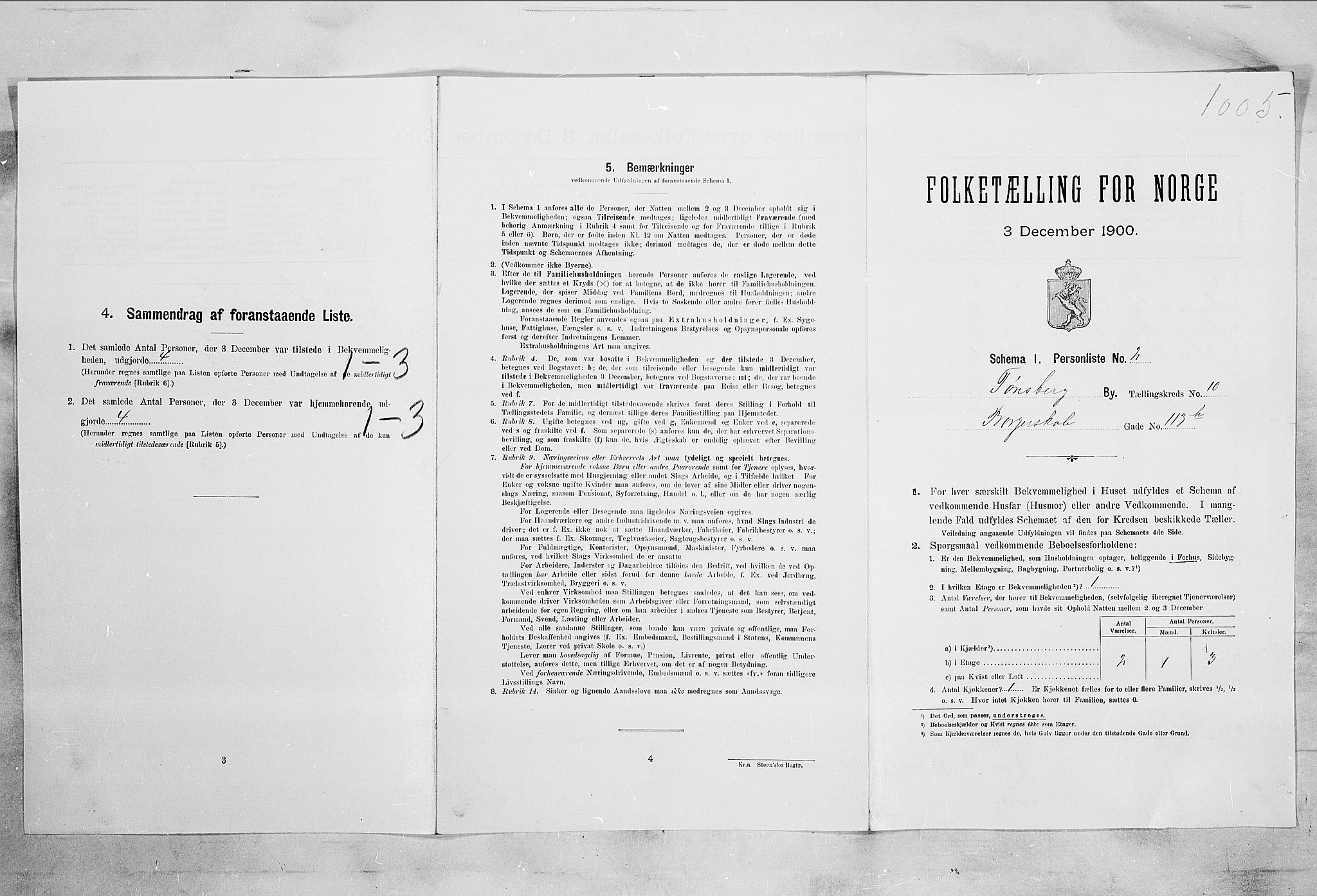RA, Folketelling 1900 for 0705 Tønsberg kjøpstad, 1900, s. 1386