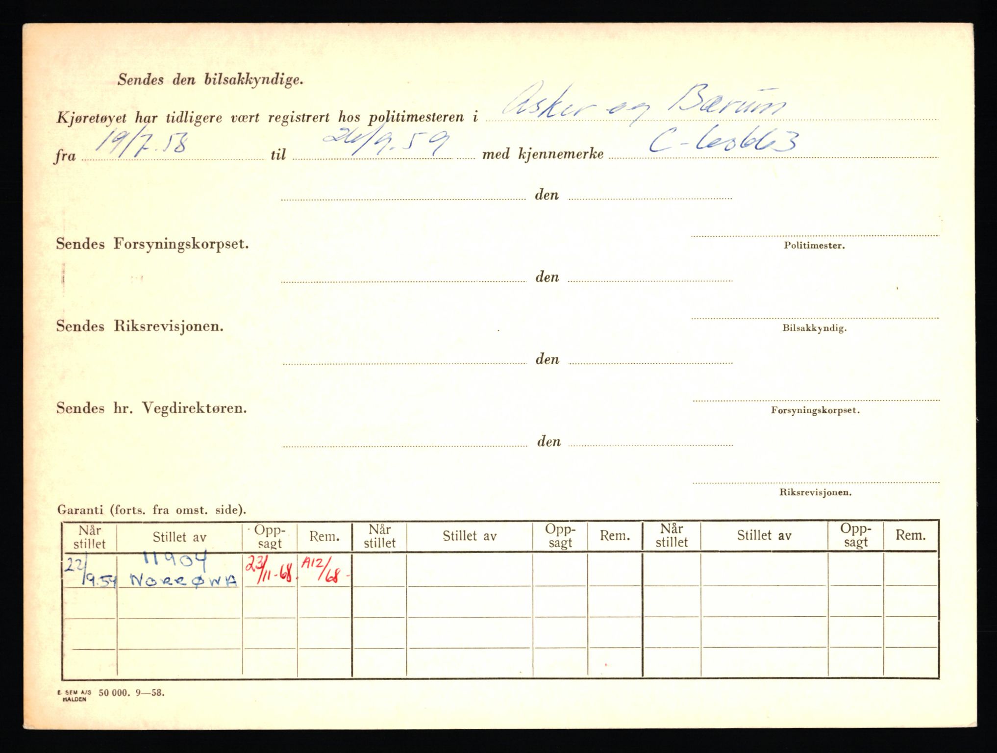 Stavanger trafikkstasjon, AV/SAST-A-101942/0/F/L0040: L-22800 - L-23999, 1930-1971, s. 2030