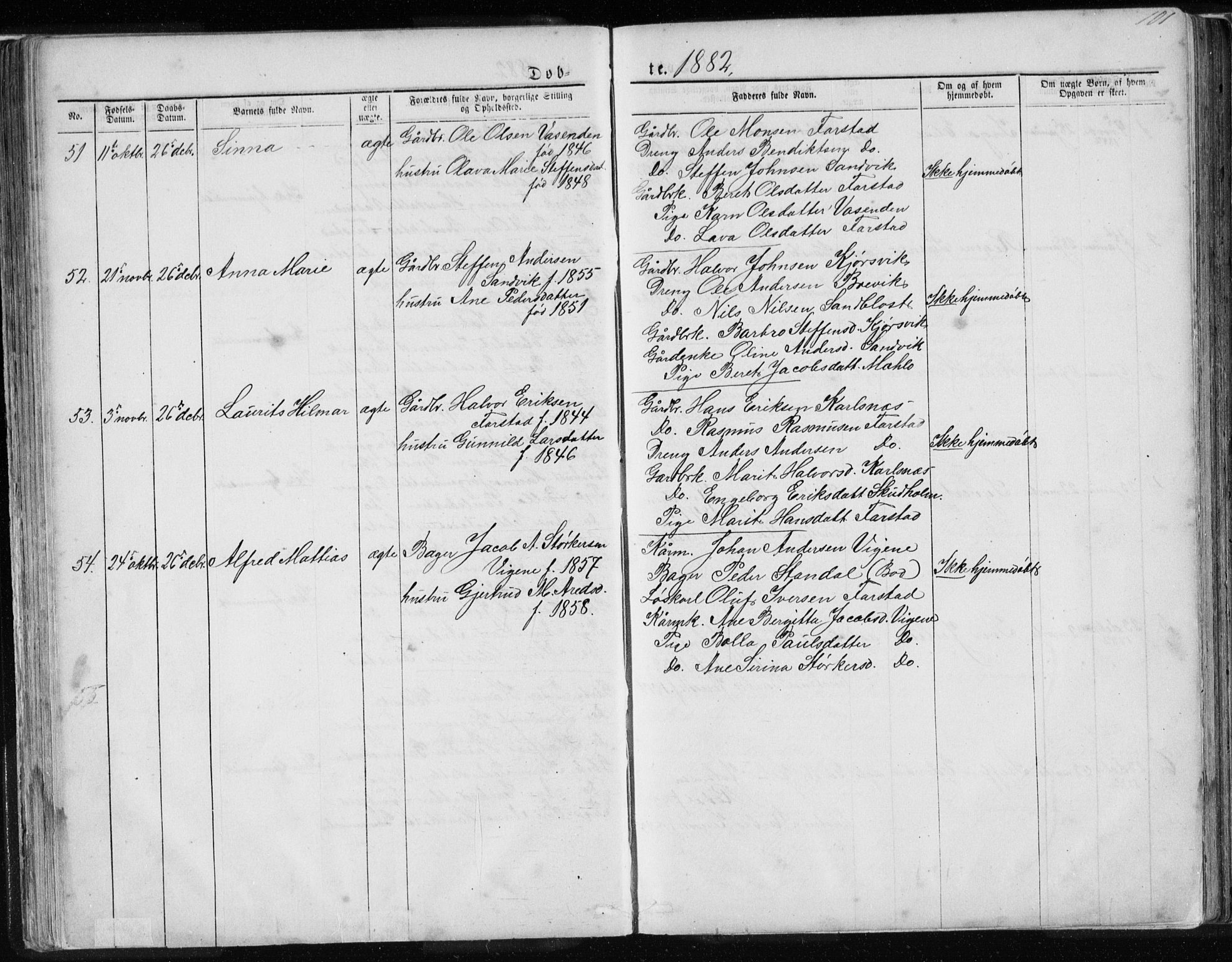 Ministerialprotokoller, klokkerbøker og fødselsregistre - Møre og Romsdal, AV/SAT-A-1454/567/L0782: Klokkerbok nr. 567C02, 1867-1886, s. 101