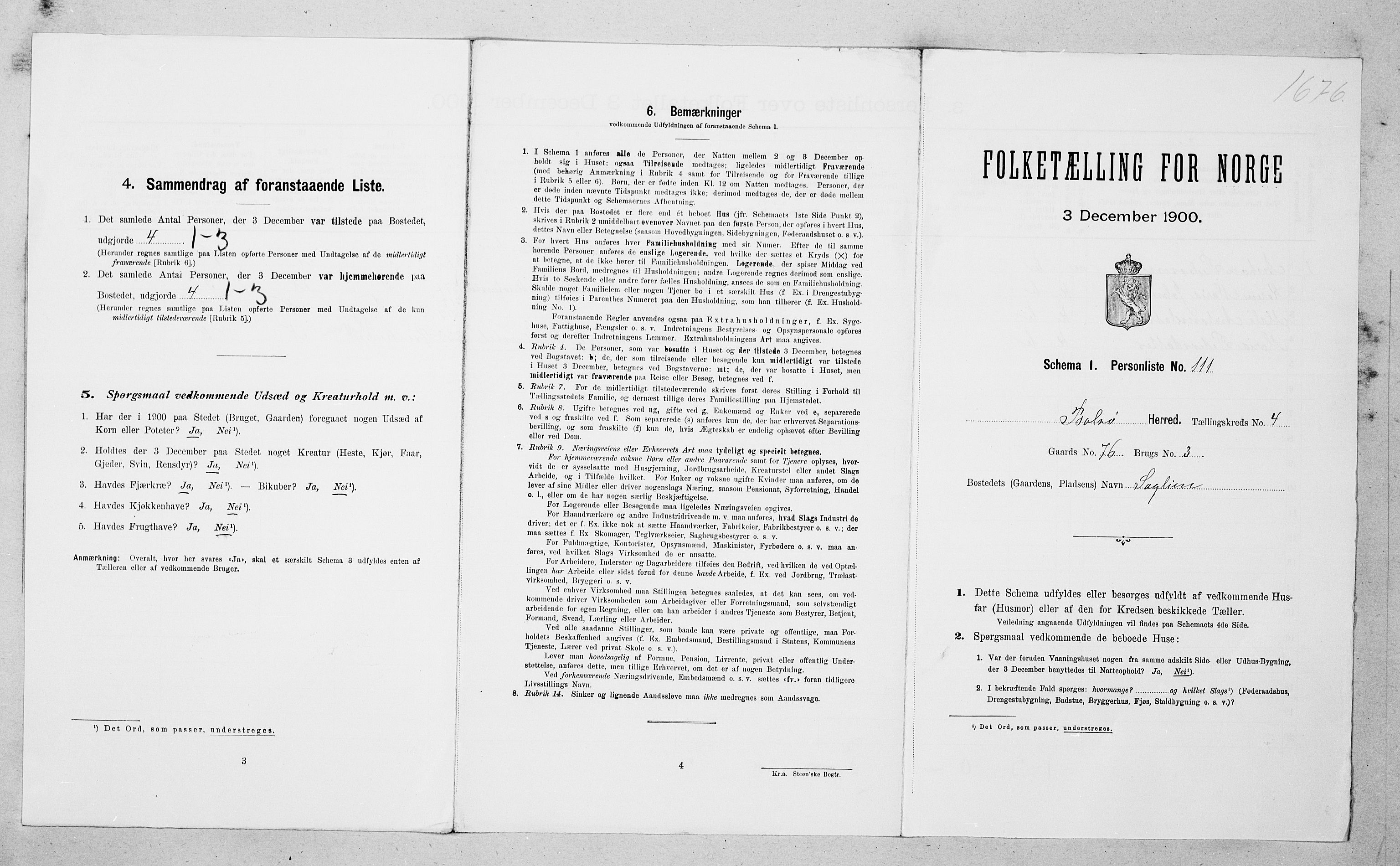 SAT, Folketelling 1900 for 1544 Bolsøy herred, 1900, s. 925