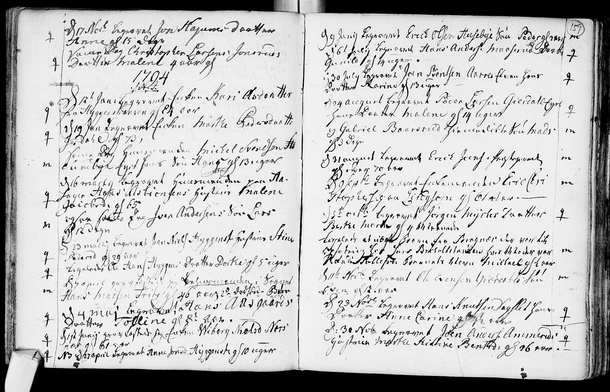 Røyken kirkebøker, SAKO/A-241/F/Fa/L0003: Ministerialbok nr. 3, 1782-1813, s. 159