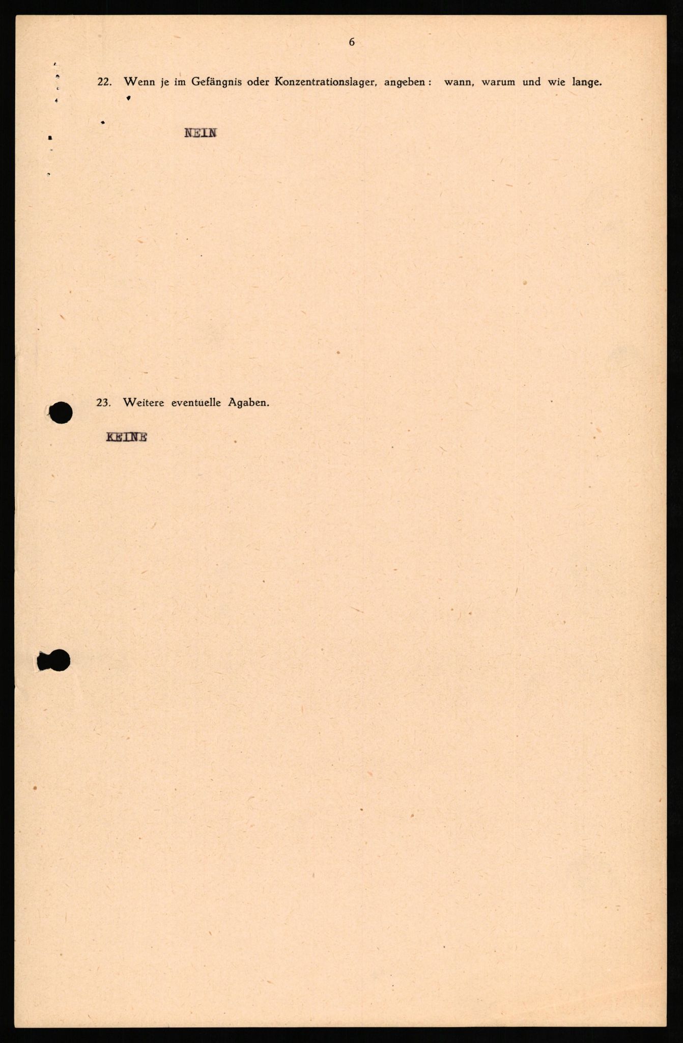 Forsvaret, Forsvarets overkommando II, AV/RA-RAFA-3915/D/Db/L0030: CI Questionaires. Tyske okkupasjonsstyrker i Norge. Tyskere., 1945-1946, s. 195