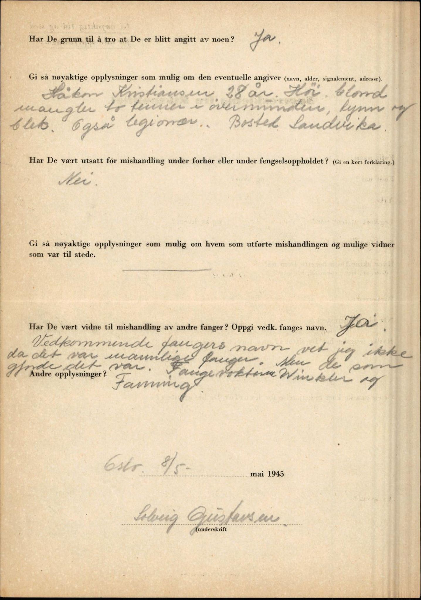 Rikspolitisjefen, AV/RA-S-1560/L/L0005: Gidske, Peder Martin -  Hansell, Georg, 1940-1945, s. 690