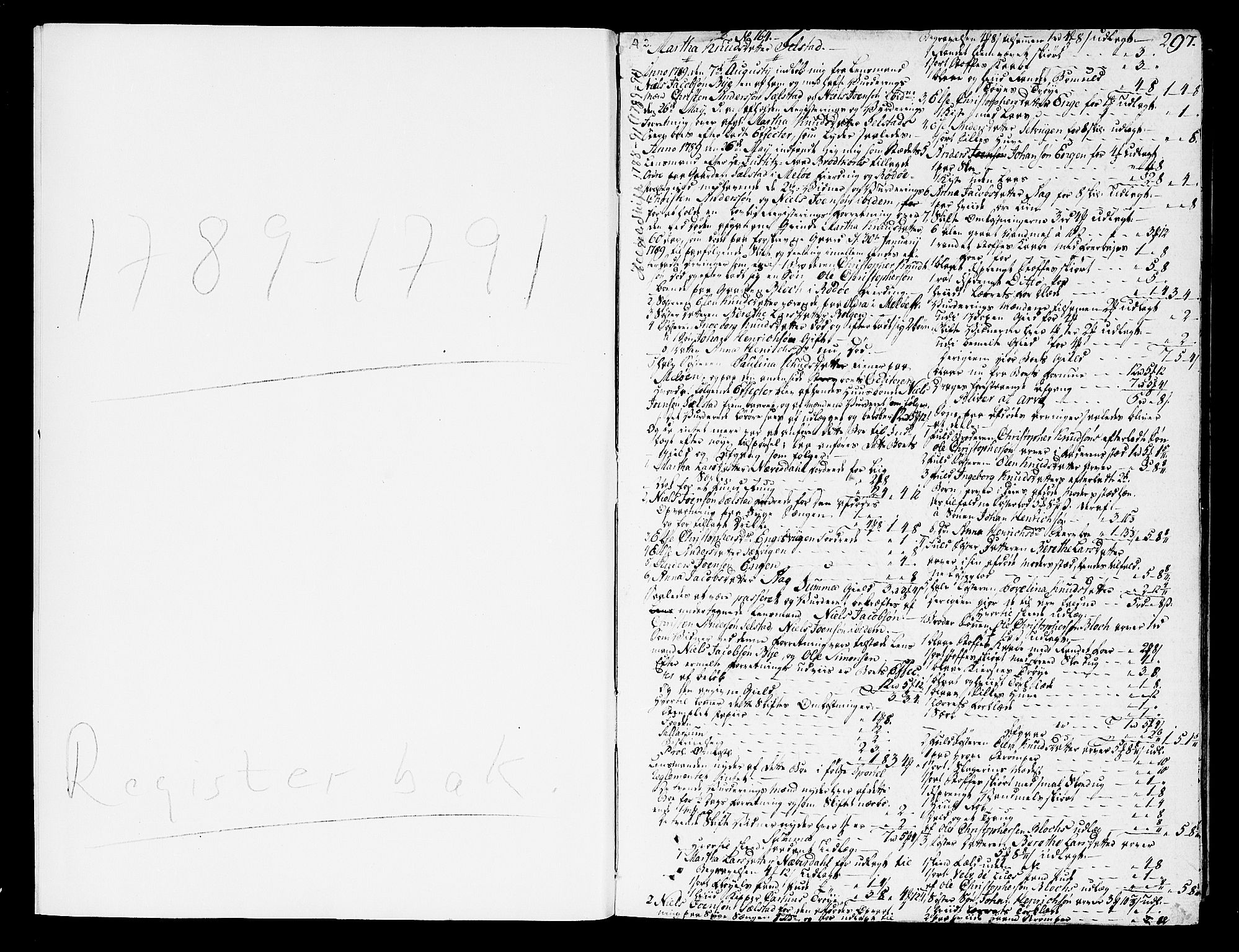 Helgeland sorenskriveri, SAT/A-0004/3/3A/L0067: Skifteprotokoll 16B, 1789-1791, s. 296b-297a