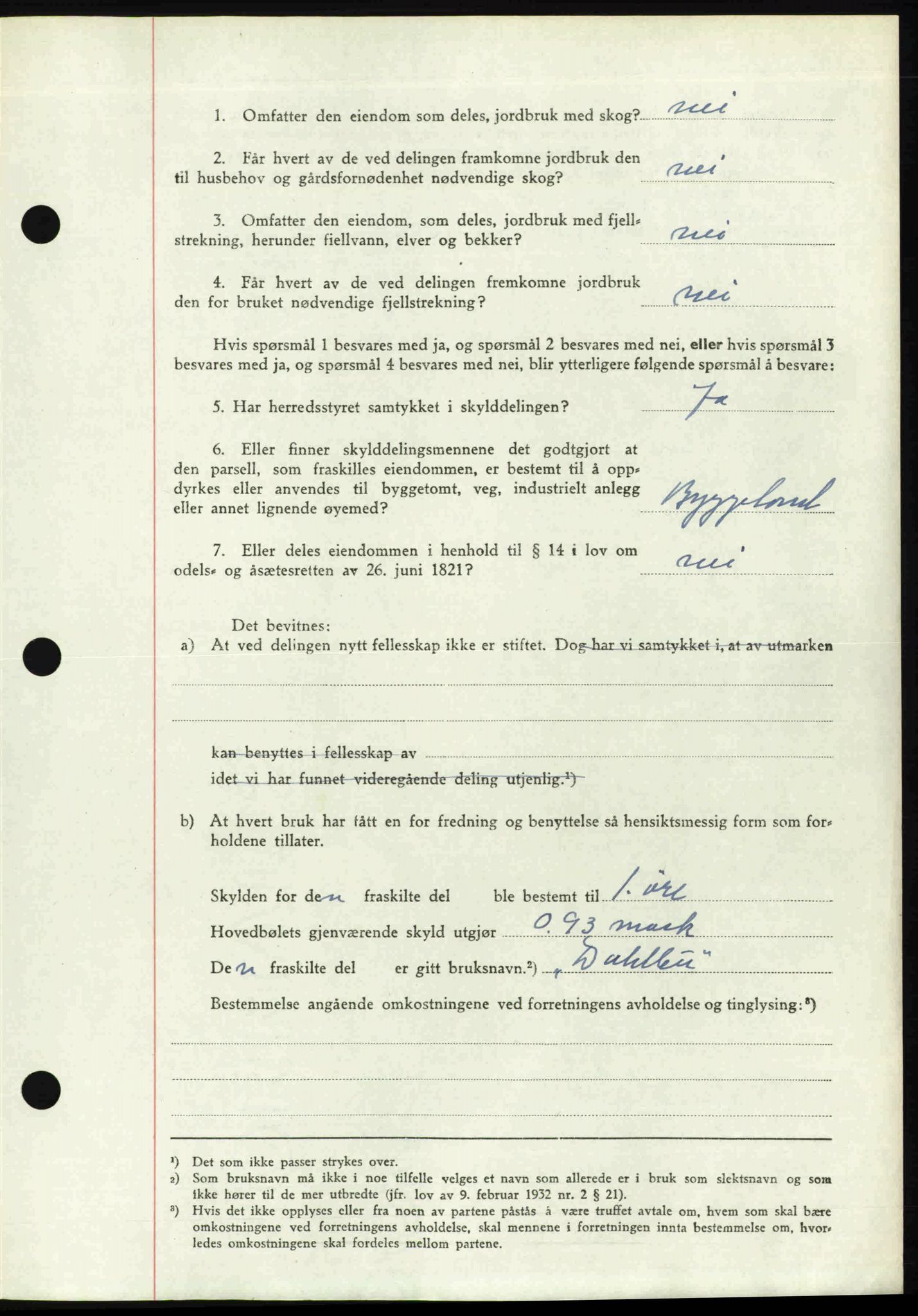 Follo sorenskriveri, SAO/A-10274/G/Ga/Gaa/L0085: Pantebok nr. I 85, 1948-1948, Dagboknr: 3204/1948