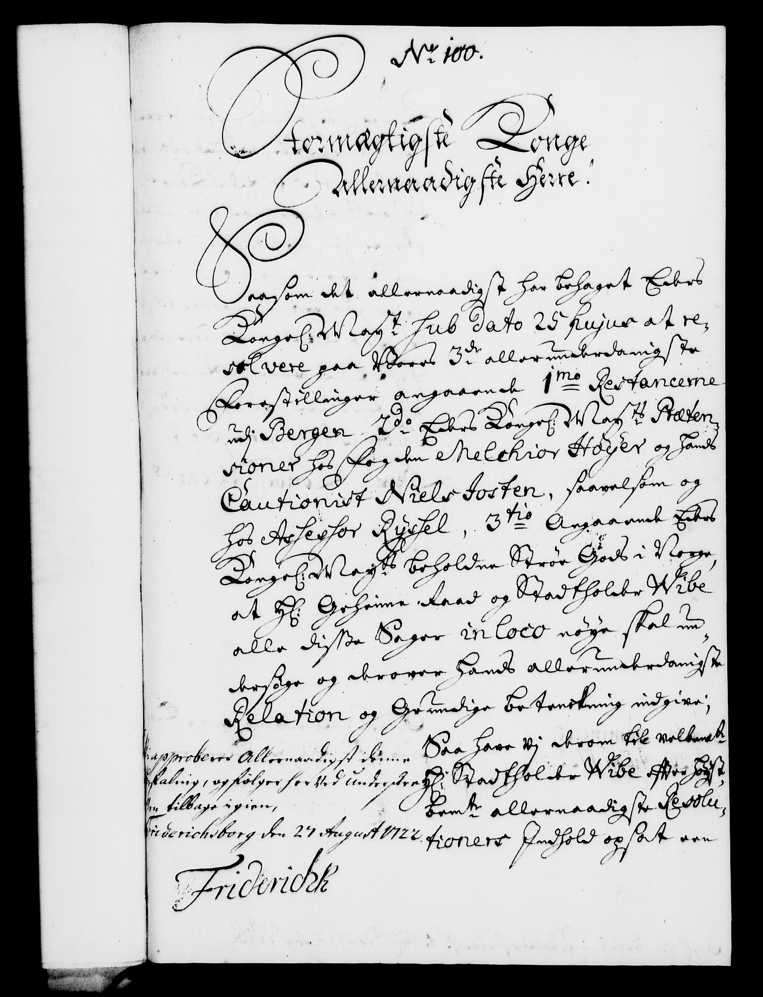 Rentekammeret, Kammerkanselliet, RA/EA-3111/G/Gf/Gfa/L0005: Norsk relasjons- og resolusjonsprotokoll (merket RK 52.5), 1722, s. 521