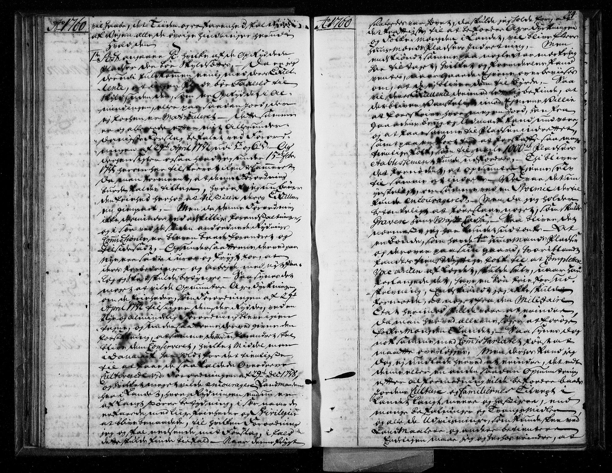 Stattholderembetet 1572-1771, AV/RA-EA-2870/Bf/L0003: Stattholderprotokoll (allmenn kopibok), 1759-1763, s. 33b-34a