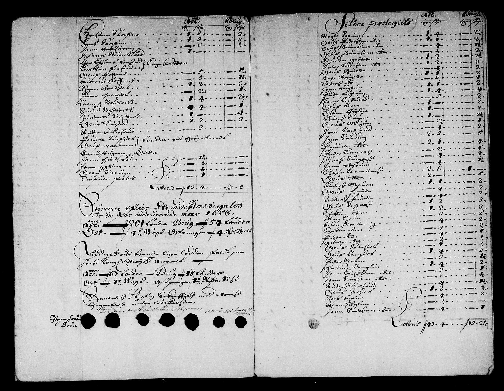 Rentekammeret inntil 1814, Reviderte regnskaper, Stiftamtstueregnskaper, Trondheim stiftamt og Nordland amt, AV/RA-EA-6044/R/Rg/L0083: Trondheim stiftamt og Nordland amt, 1686