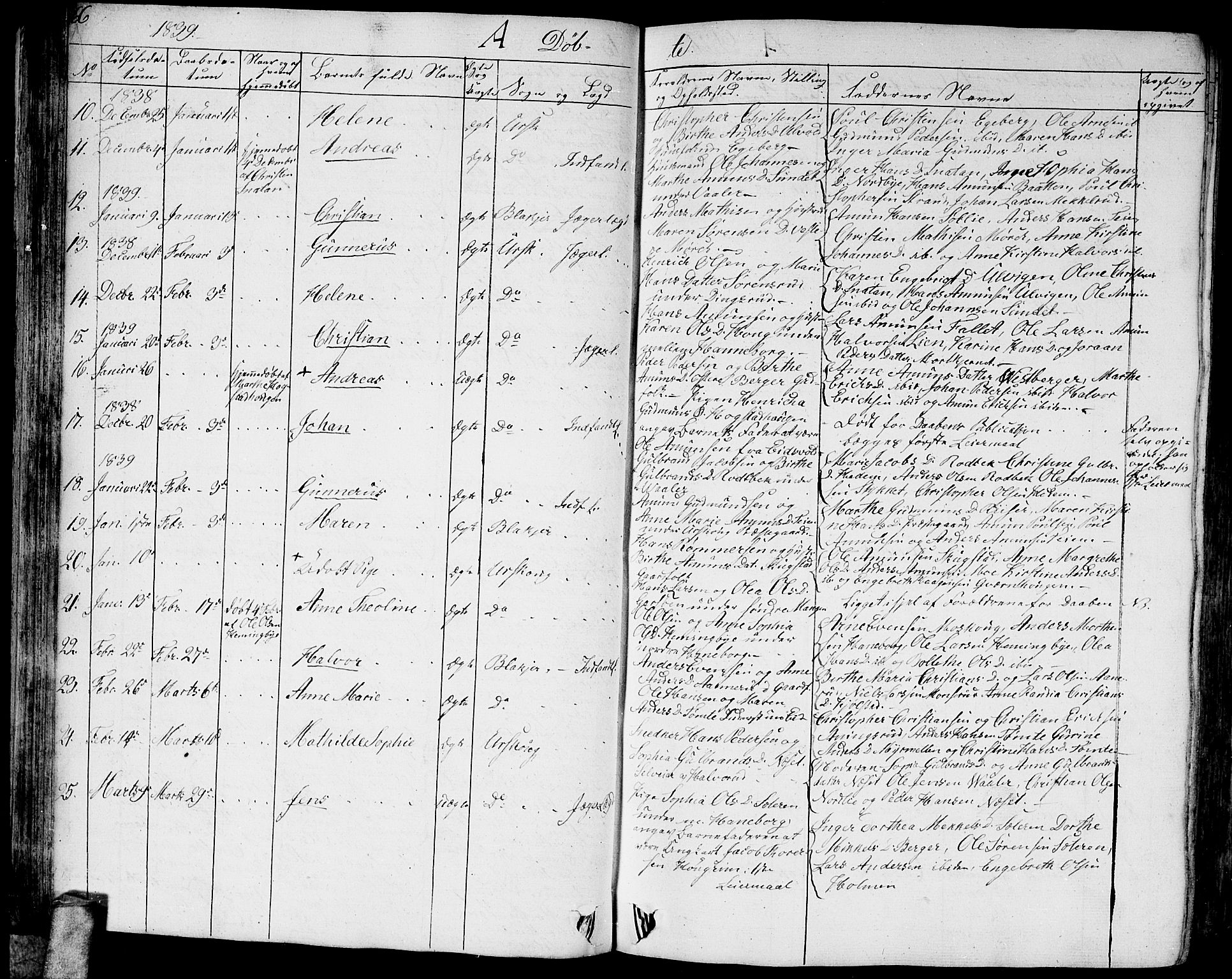 Aurskog prestekontor Kirkebøker, AV/SAO-A-10304a/G/Ga/L0002: Klokkerbok nr. I 2, 1829-1857, s. 66