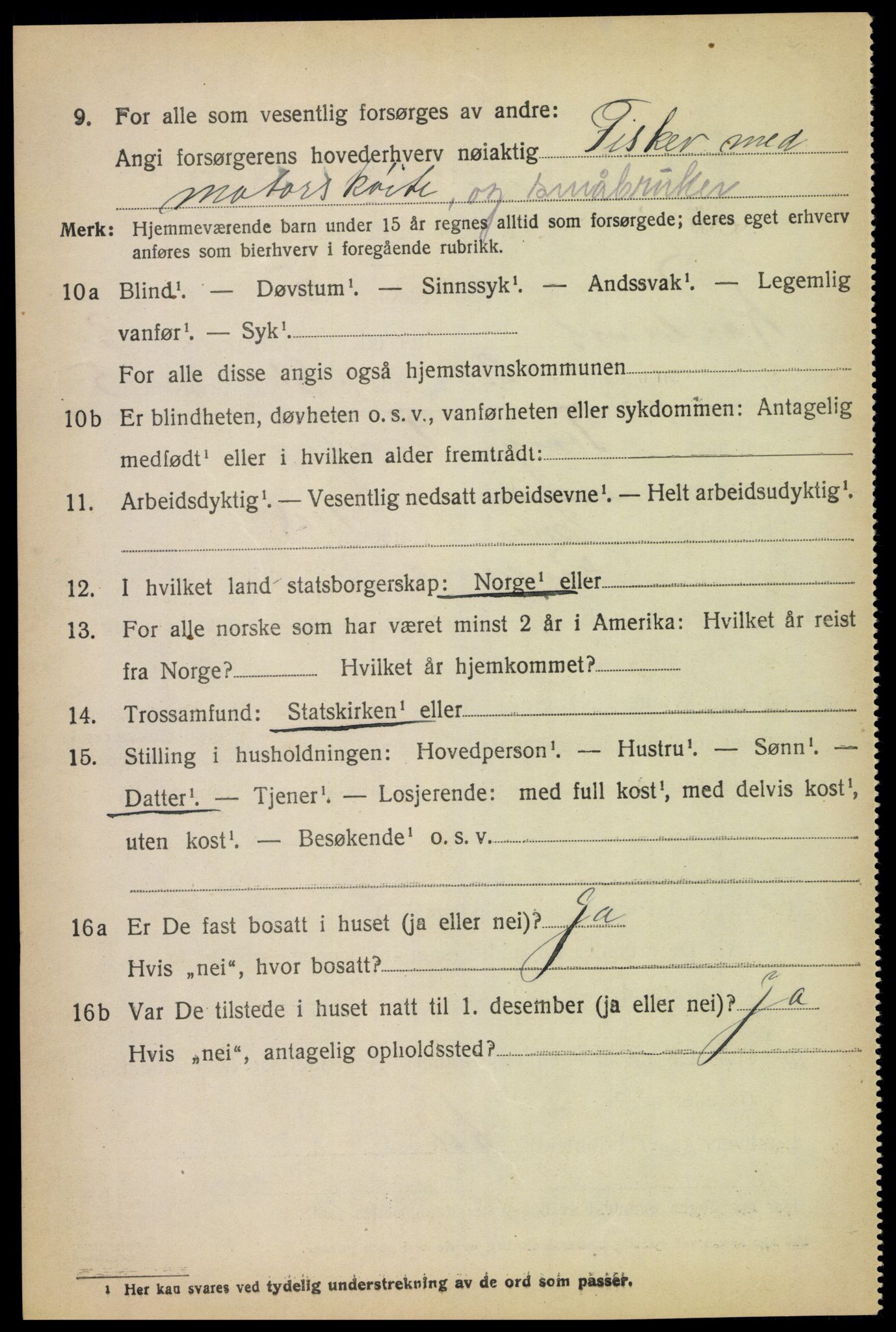 SAK, Folketelling 1920 for 1011 Randesund herred, 1920, s. 1475