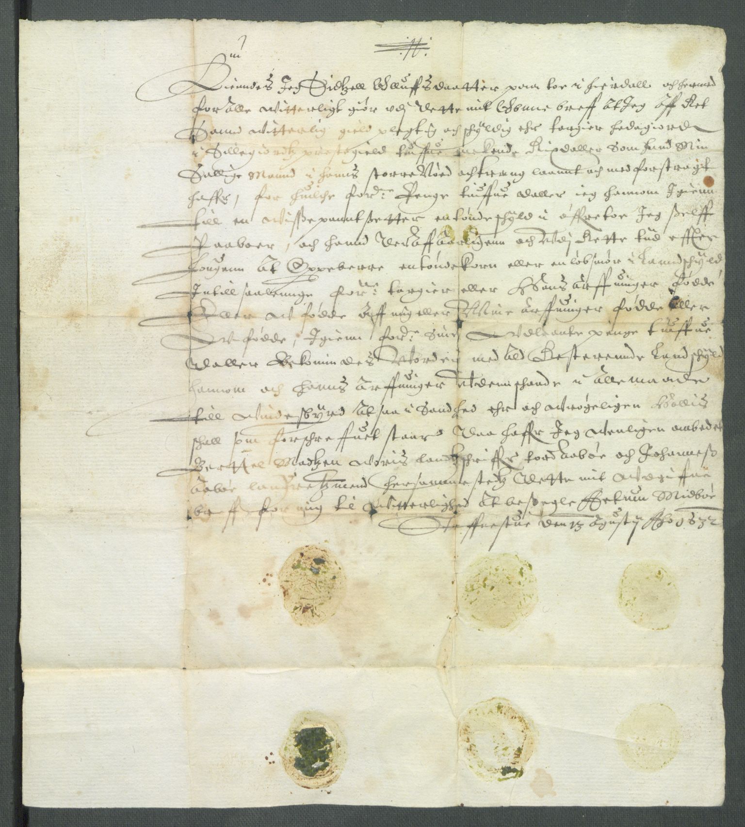 Riksarkivets diplomsamling, AV/RA-EA-5965/F02/L0143: Dokumenter, 1632, s. 30